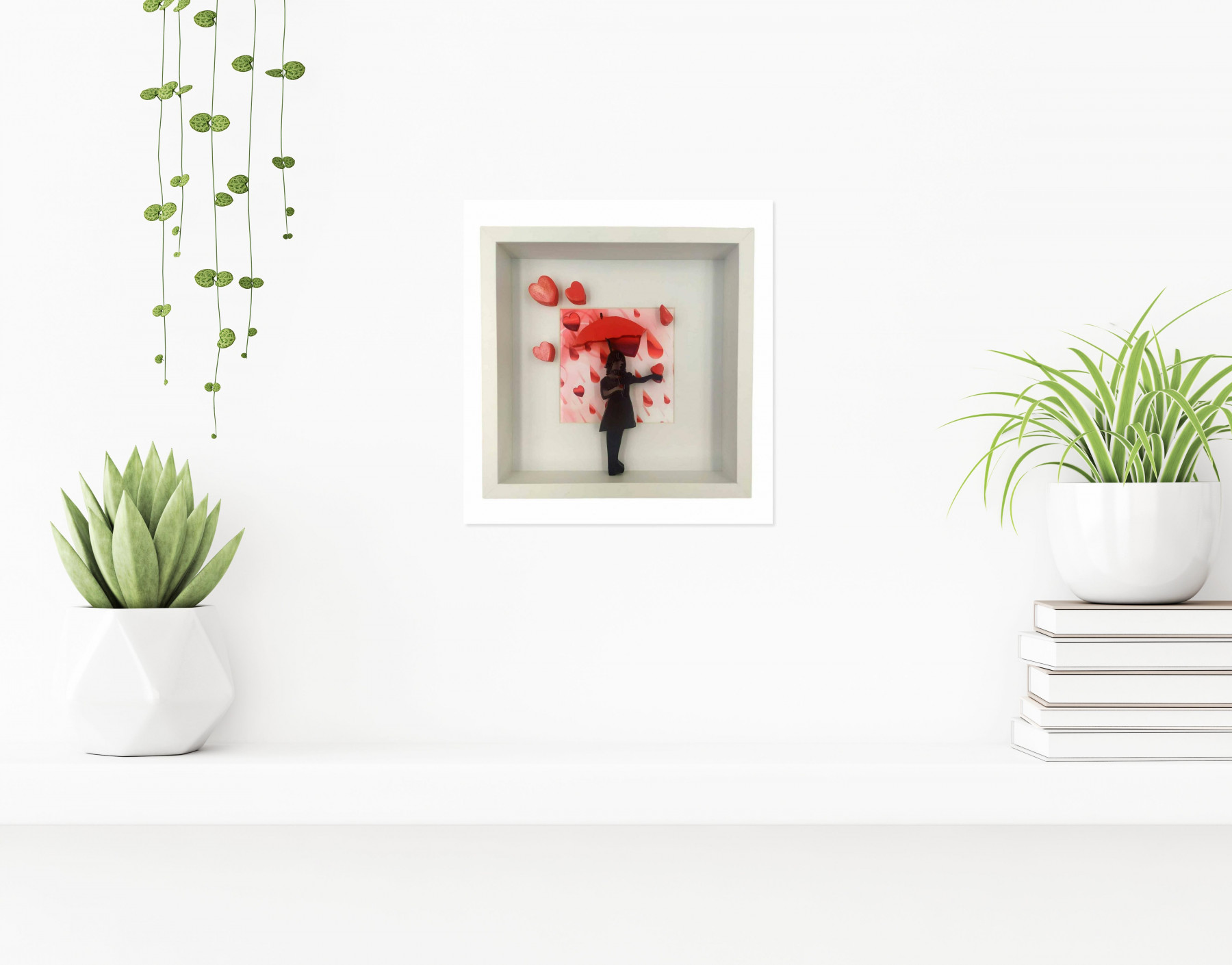 Ravi, Fille sous la pluie, peinture - Galerie de vente et d’achat d’art contemporain en ligne Artalistic