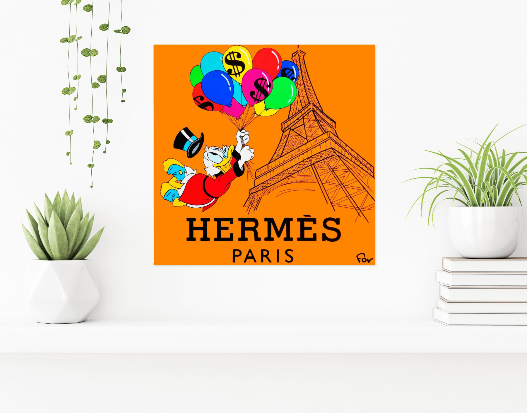Fov, Picsou, peinture - Galerie de vente et d’achat d’art contemporain en ligne Artalistic