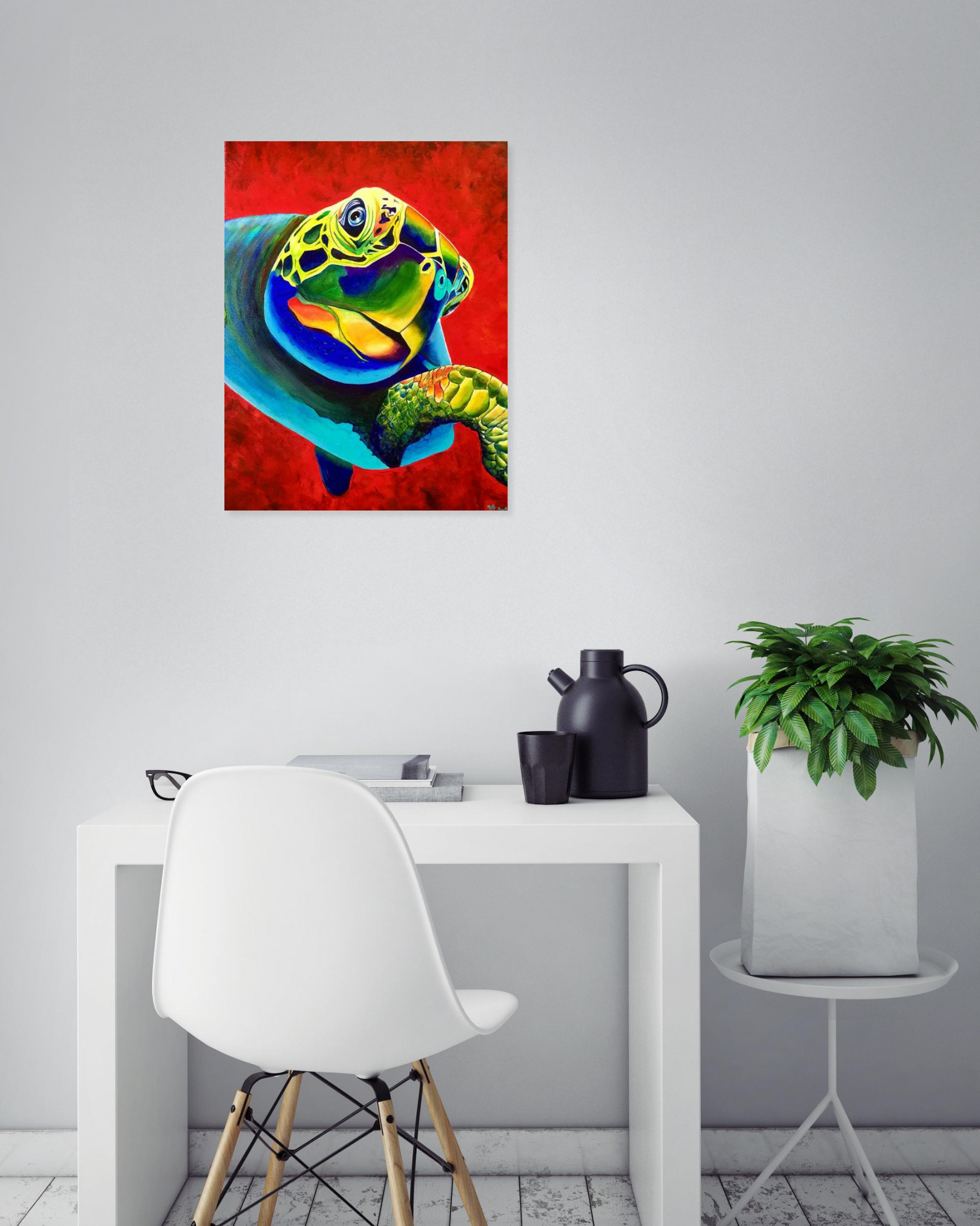 Françoise Augustine, Samy, peinture - Galerie de vente et d’achat d’art contemporain en ligne Artalistic