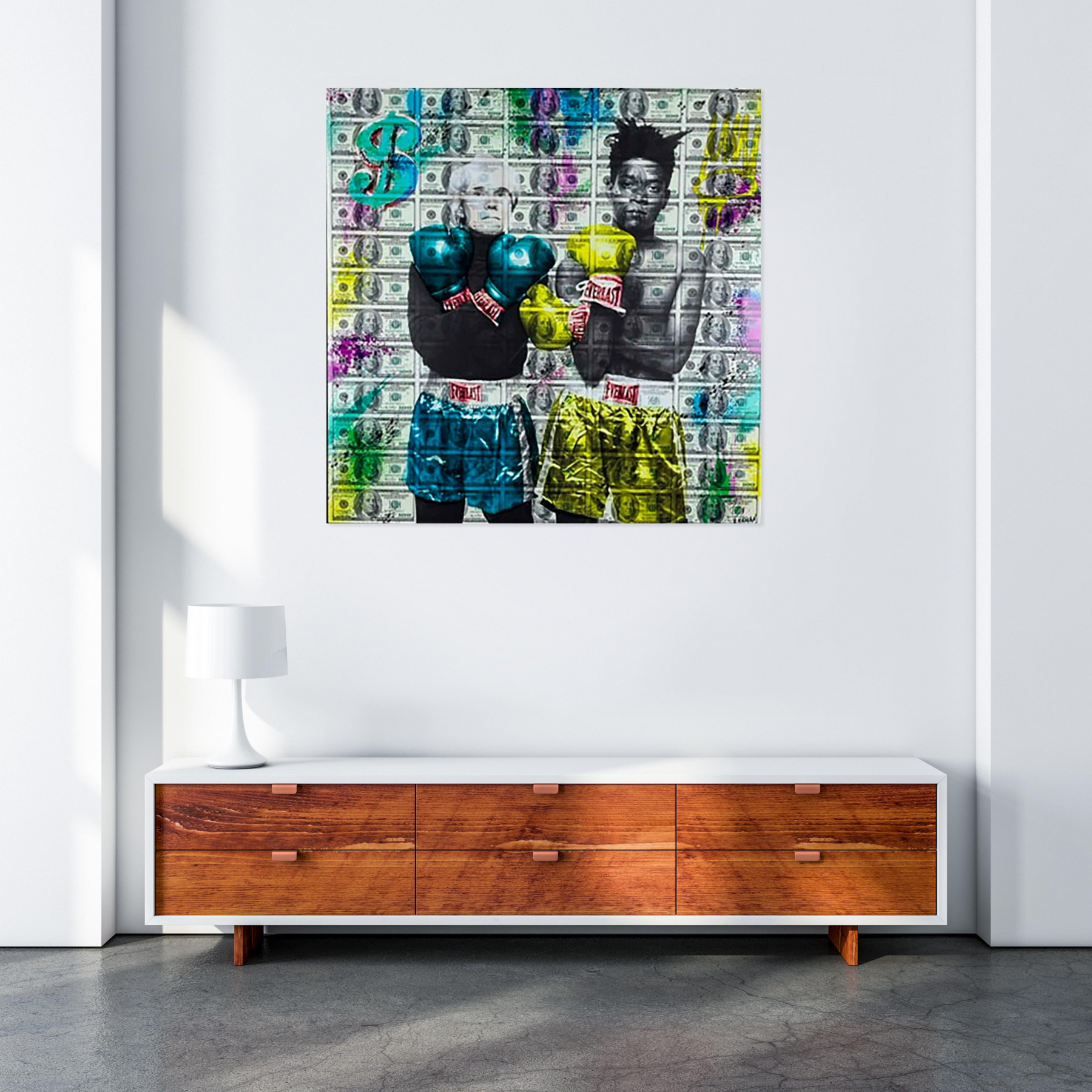 N.Nathan, Pop vs Street culture, peinture - Galerie de vente et d’achat d’art contemporain en ligne Artalistic
