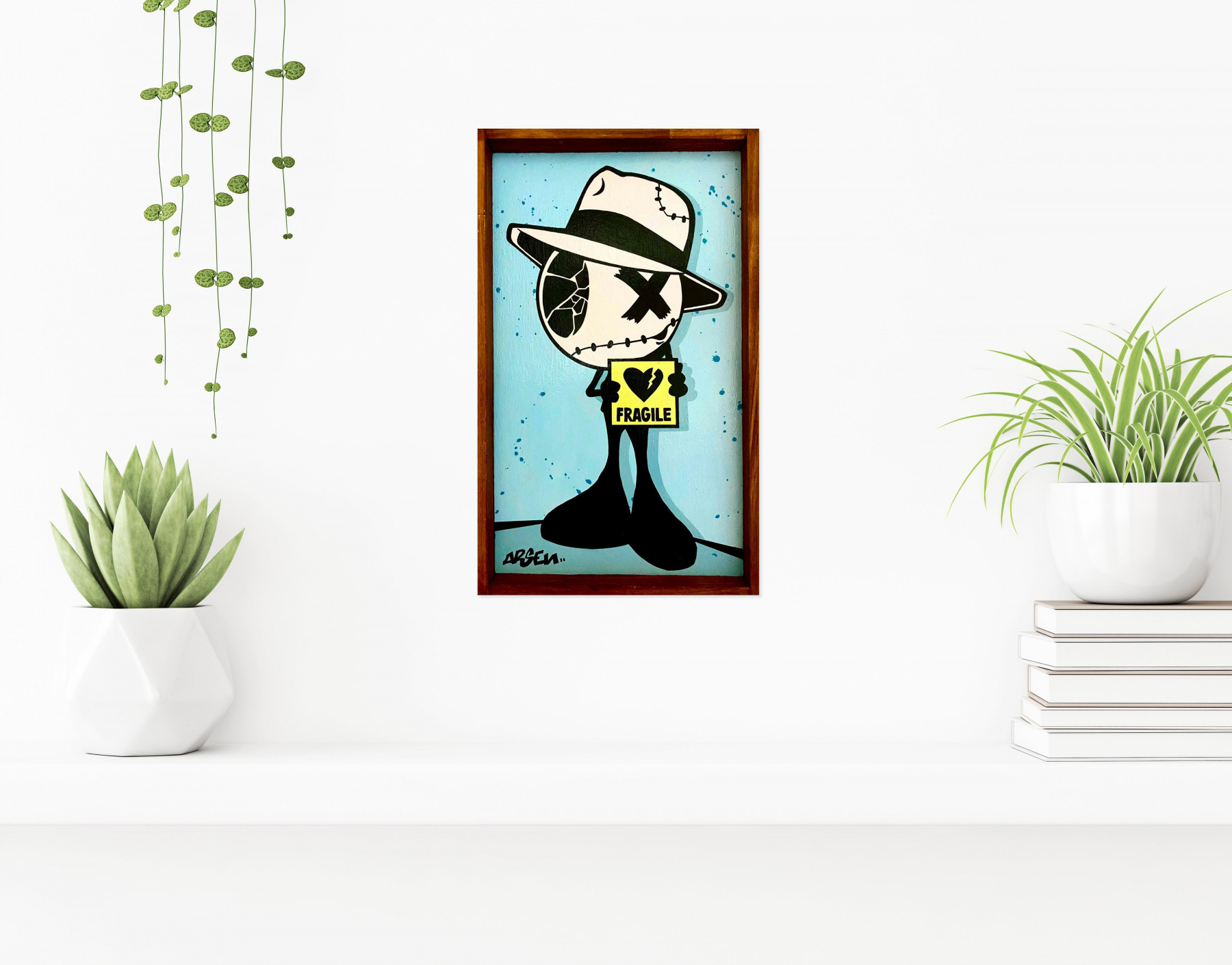 Arsen, Mot de coeur, peinture - Galerie de vente et d’achat d’art contemporain en ligne Artalistic