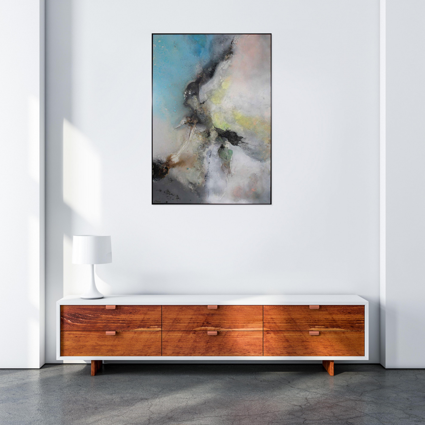 Gil Hanrion, Abstraction 13, peinture - Galerie de vente et d’achat d’art contemporain en ligne Artalistic