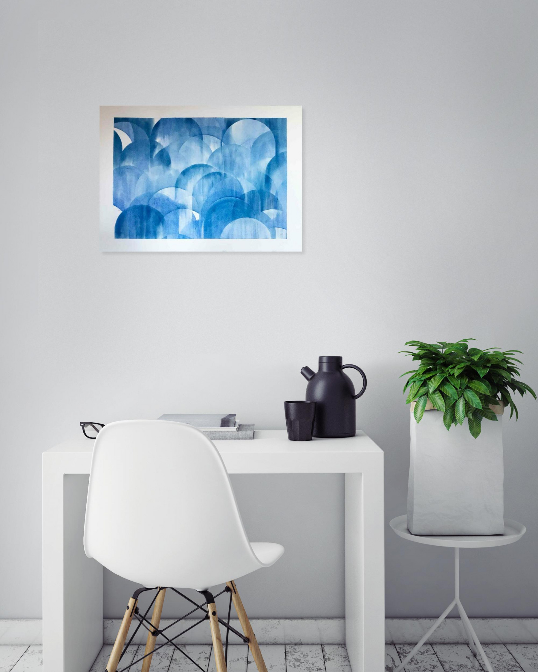 Dame Sas, blues arches, dessin - Galerie de vente et d’achat d’art contemporain en ligne Artalistic