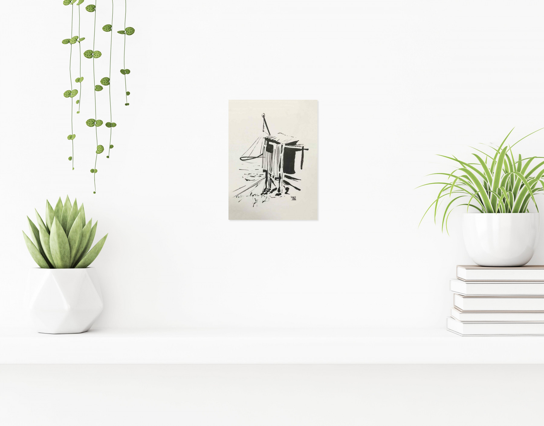 Dame Sas, Carrelet, dessin - Galerie de vente et d’achat d’art contemporain en ligne Artalistic