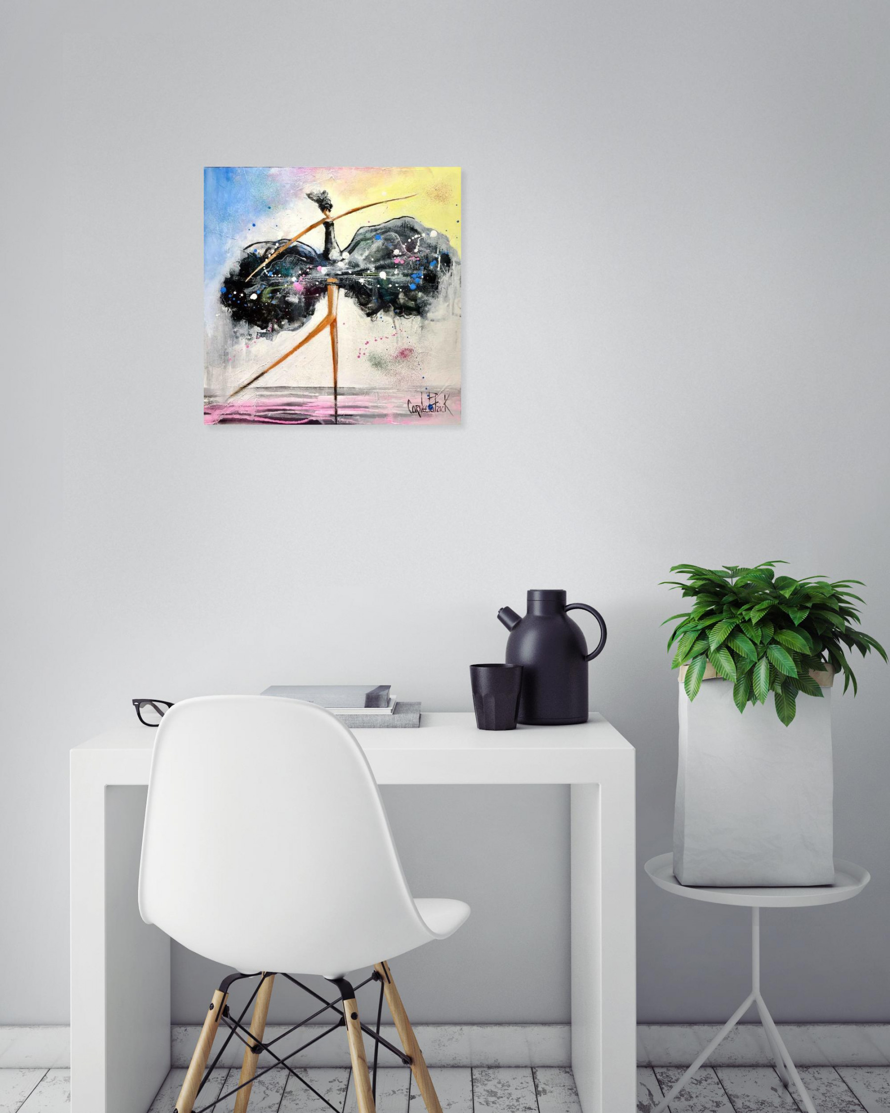 Patrick Cornée, black is black, peinture - Galerie de vente et d’achat d’art contemporain en ligne Artalistic