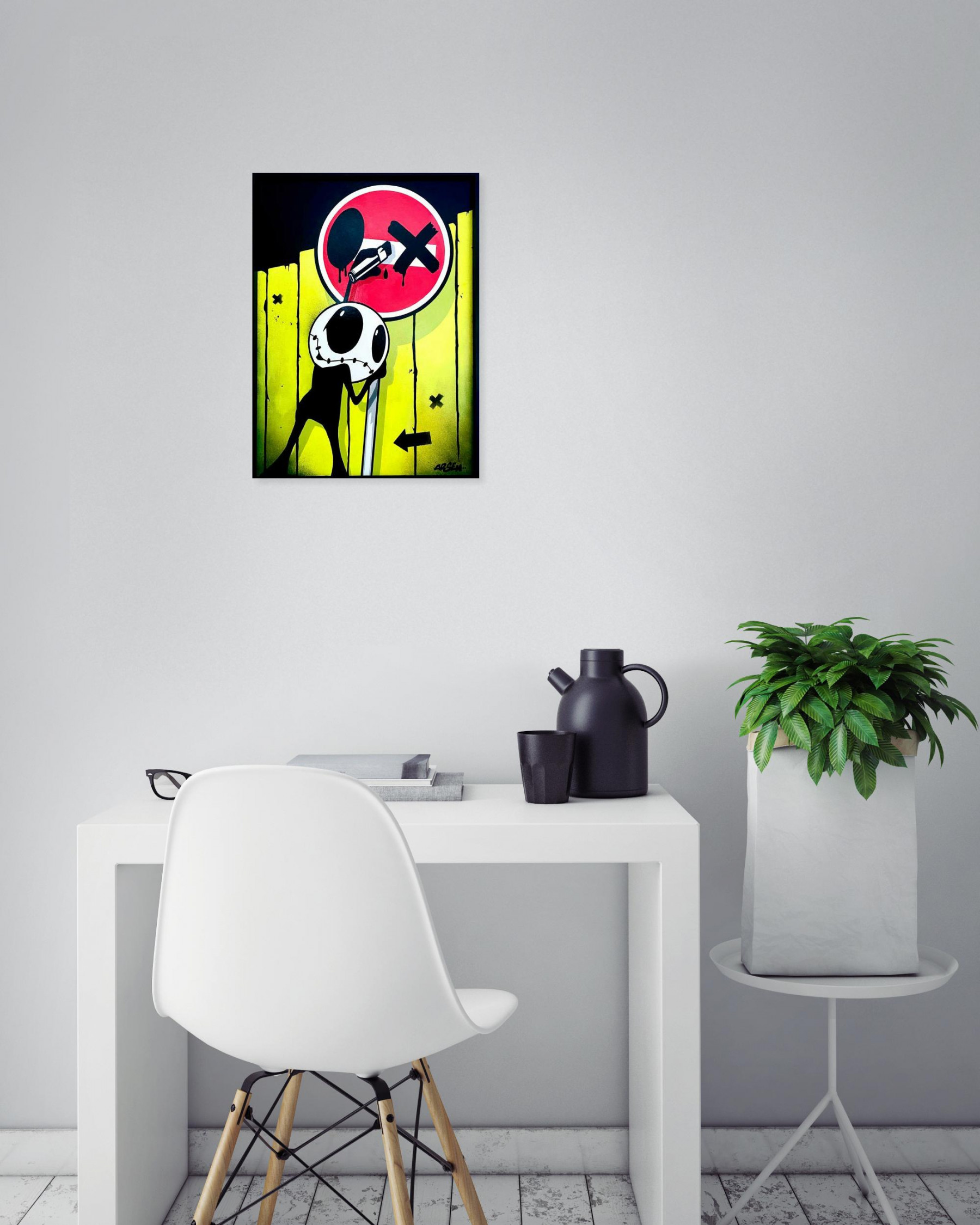 Arsen, En Flag, peinture - Galerie de vente et d’achat d’art contemporain en ligne Artalistic