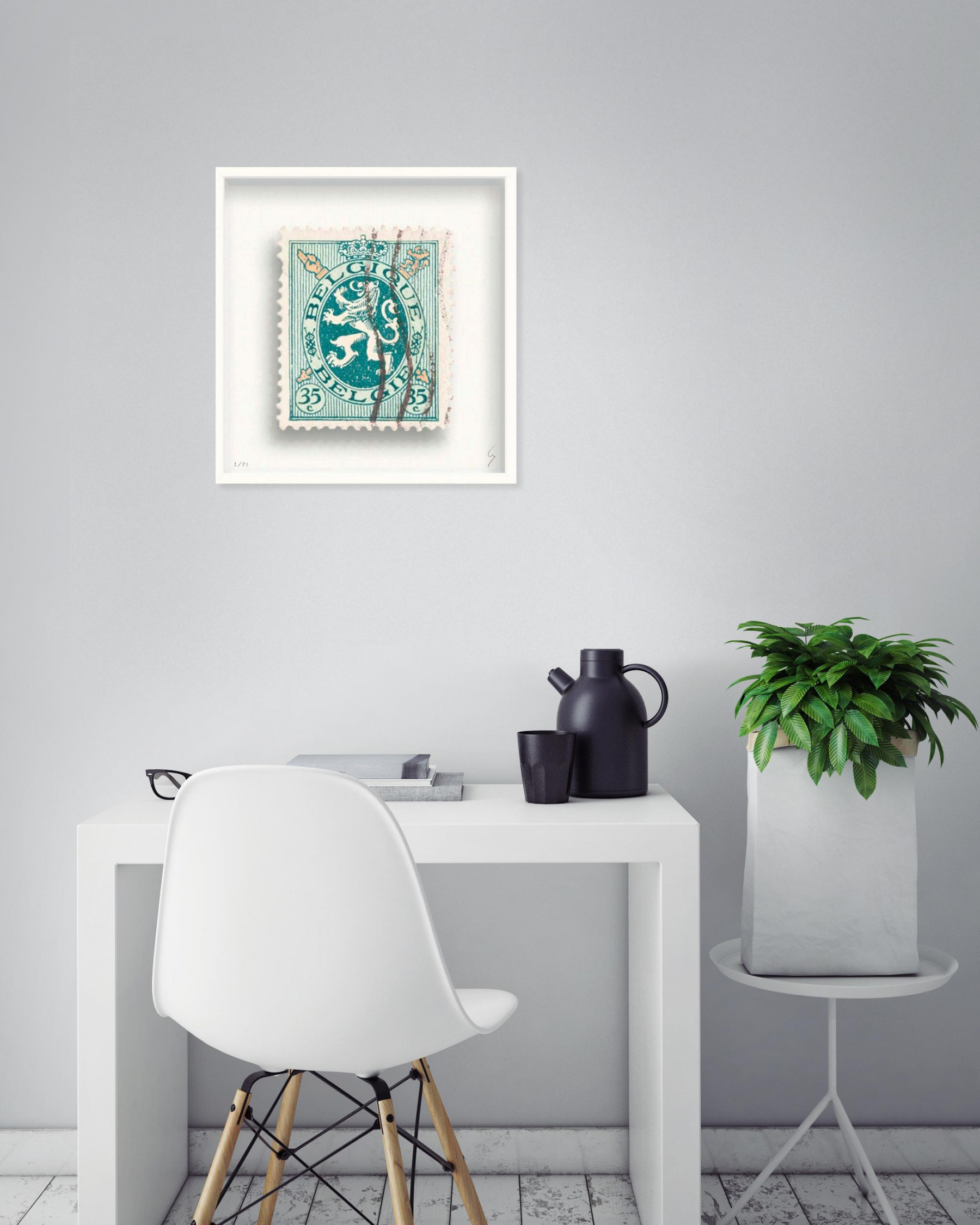 Guy Bee, Belgium stamp, edition - Galerie de vente et d’achat d’art contemporain en ligne Artalistic