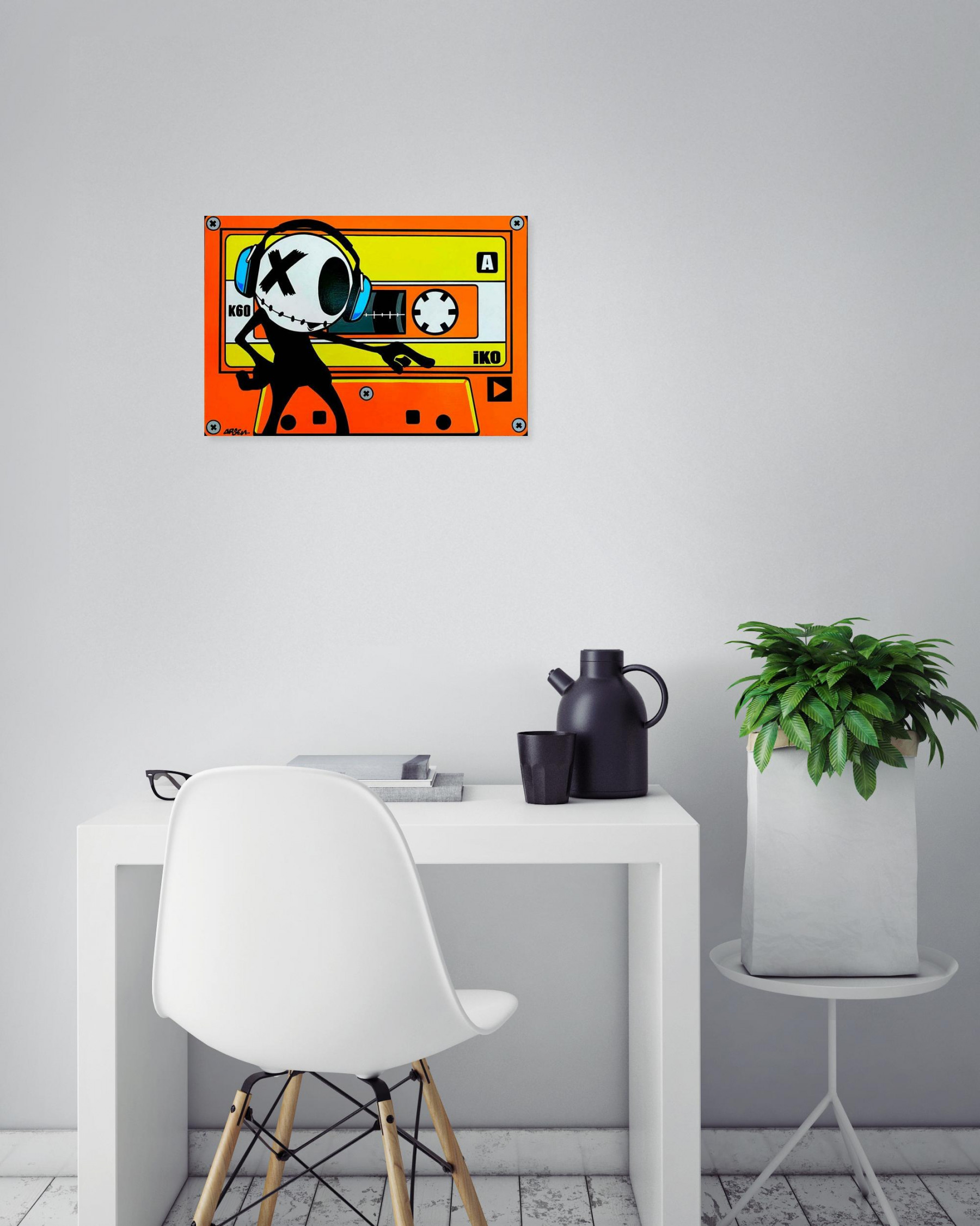 Arsen, audiophage, peinture - Galerie de vente et d’achat d’art contemporain en ligne Artalistic