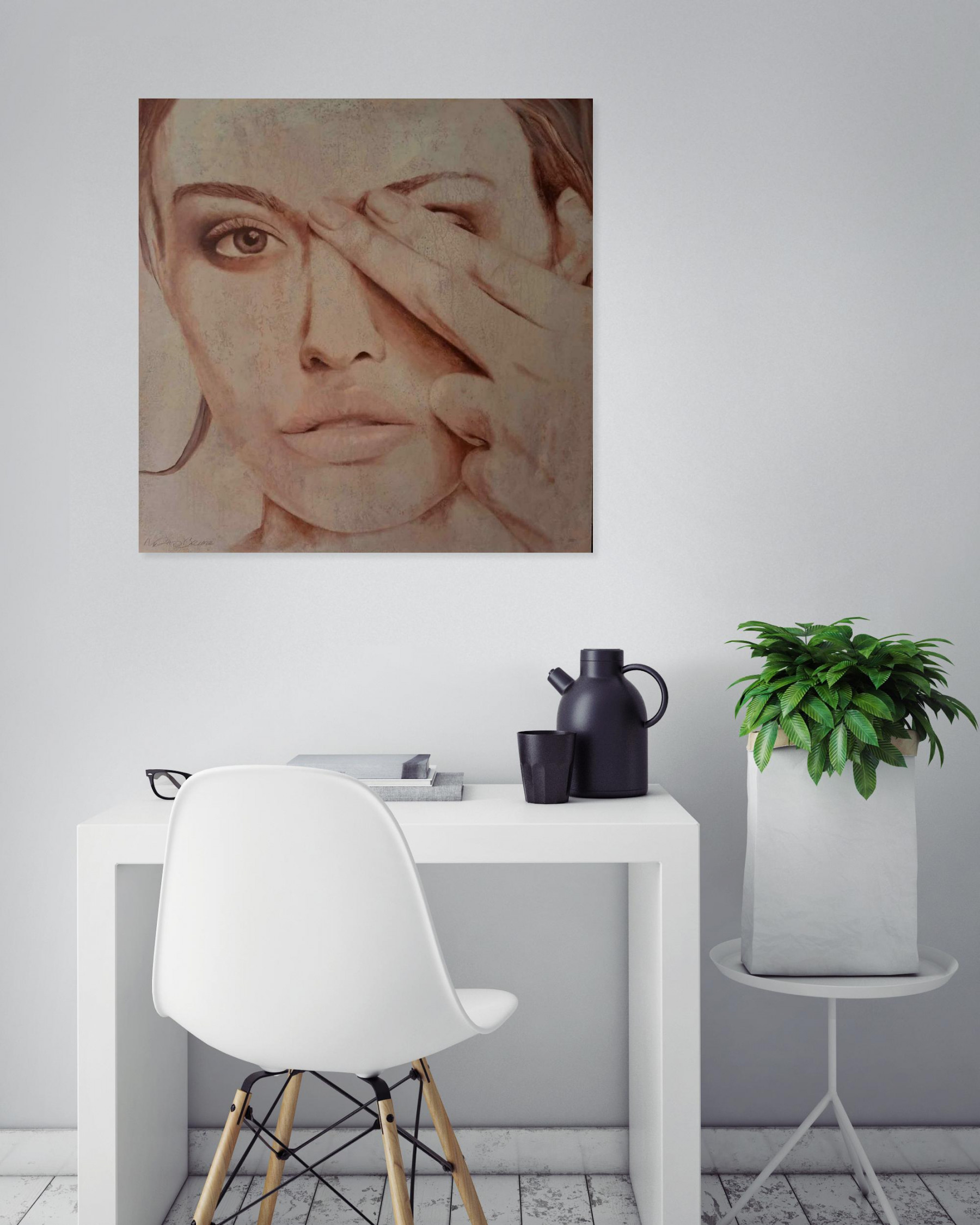 Nicolas Briere, Beauté sur le monde, peinture - Galerie de vente et d’achat d’art contemporain en ligne Artalistic