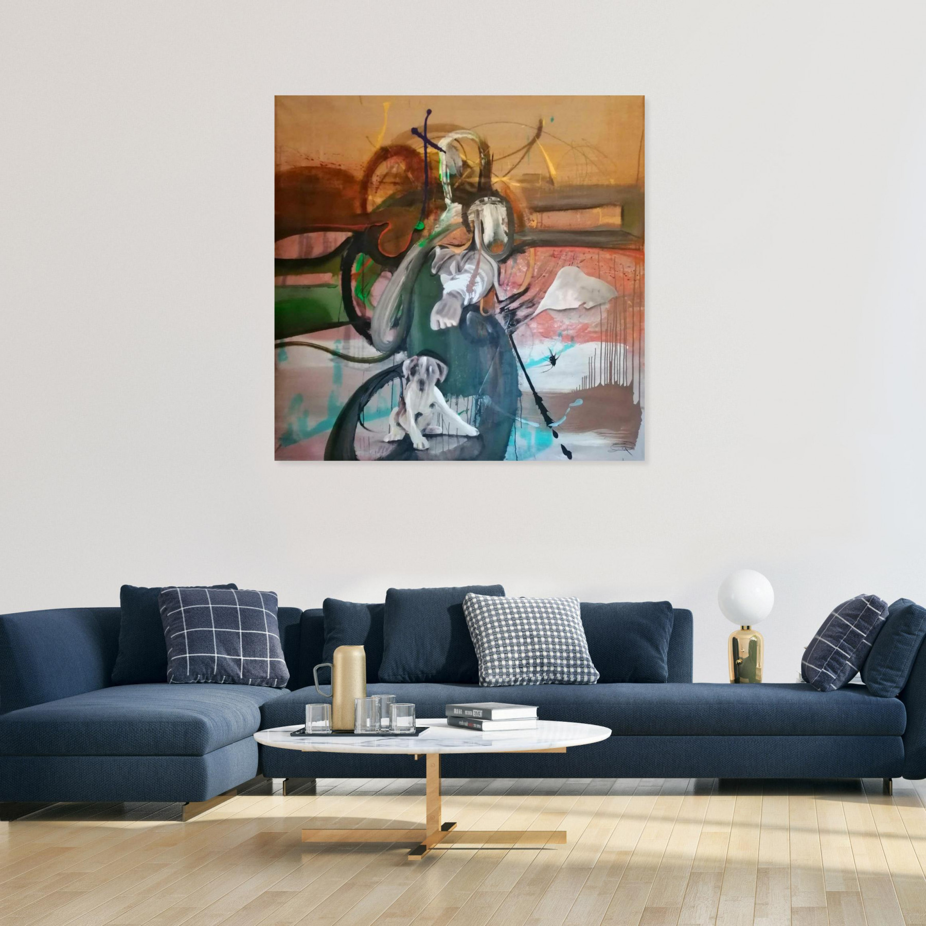 Stefano Mazzolini, Cecenius, peinture - Galerie de vente et d’achat d’art contemporain en ligne Artalistic