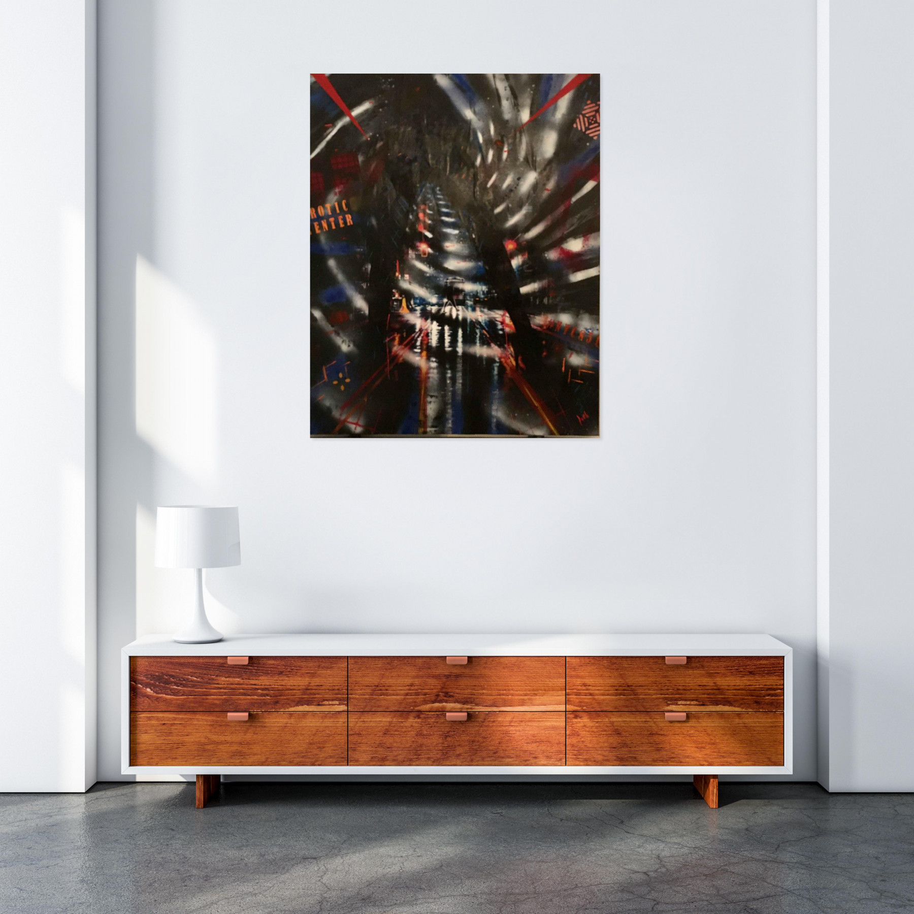 Fa2b, Legs by night, peinture - Galerie de vente et d’achat d’art contemporain en ligne Artalistic