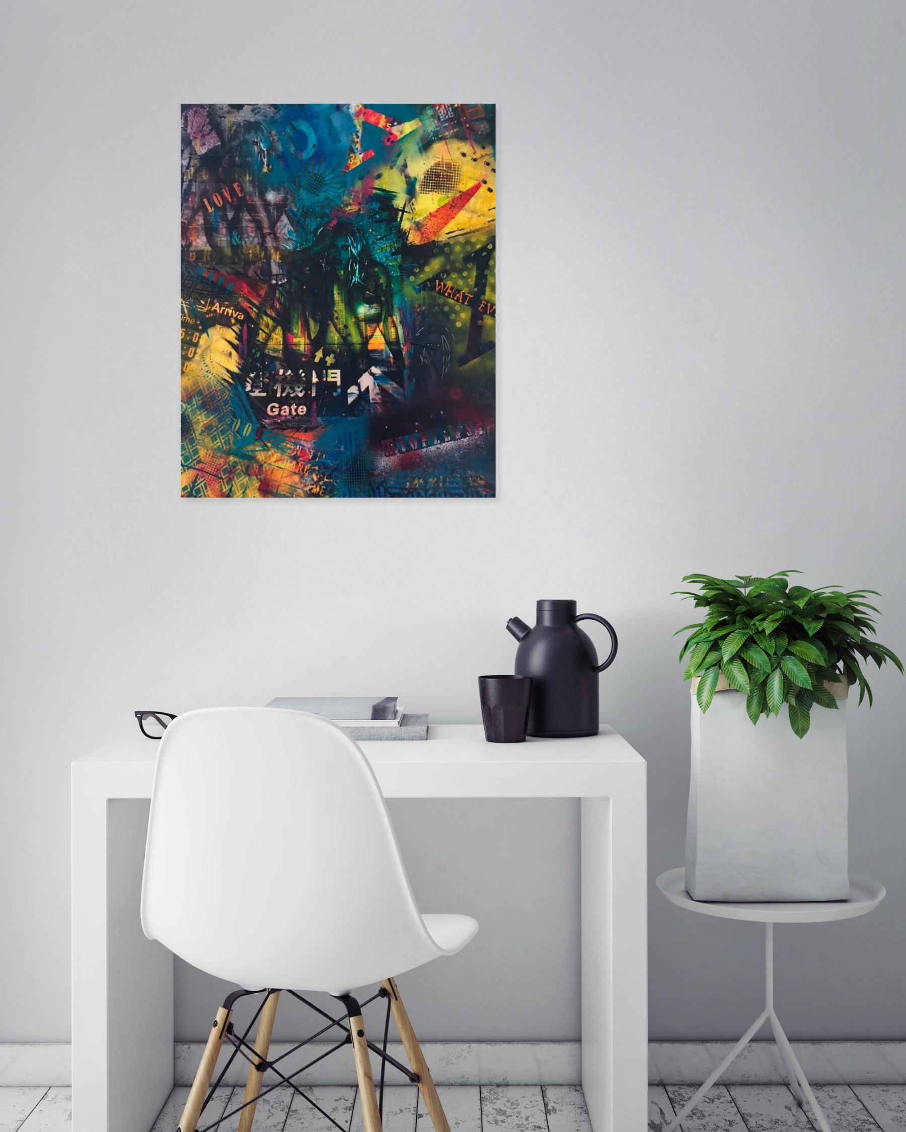 Fa2b, Shadows, peinture - Galerie de vente et d’achat d’art contemporain en ligne Artalistic