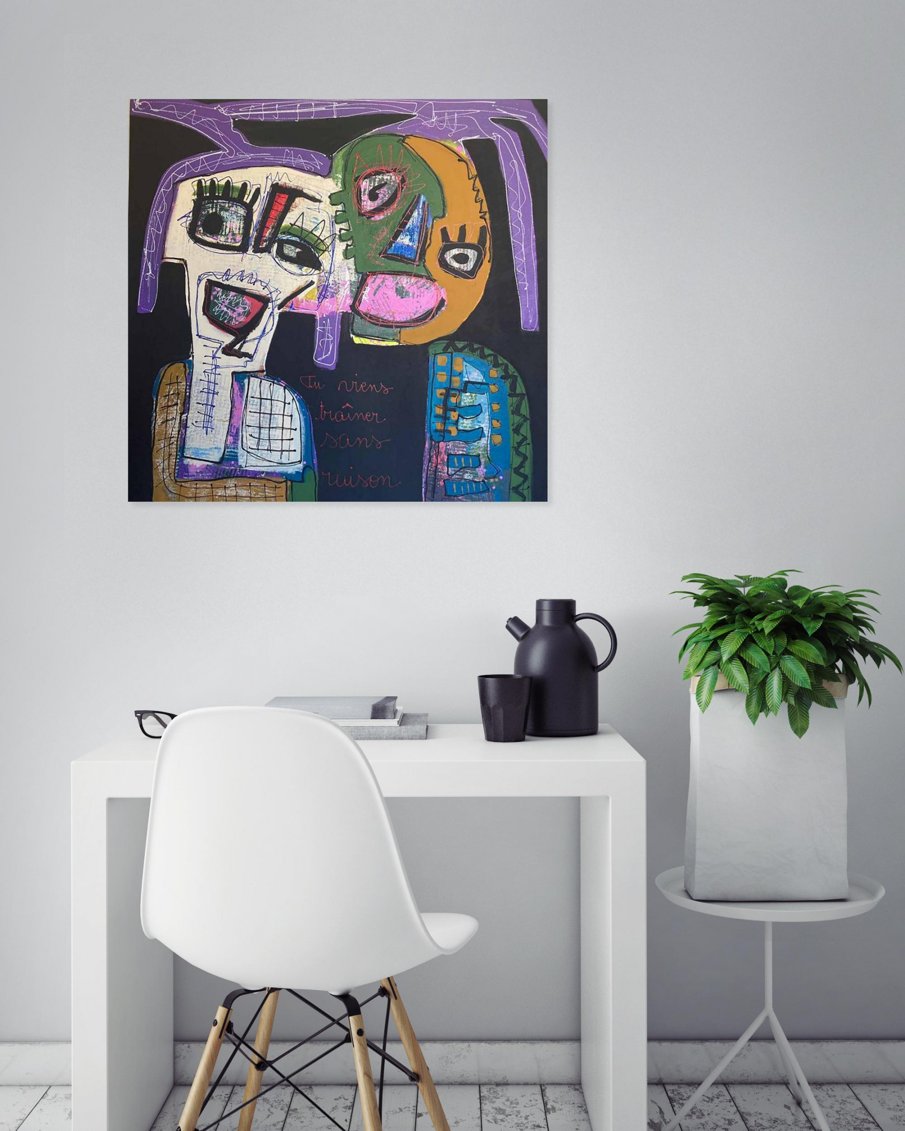 Eric Stein, Tu viens, peinture - Galerie de vente et d’achat d’art contemporain en ligne Artalistic