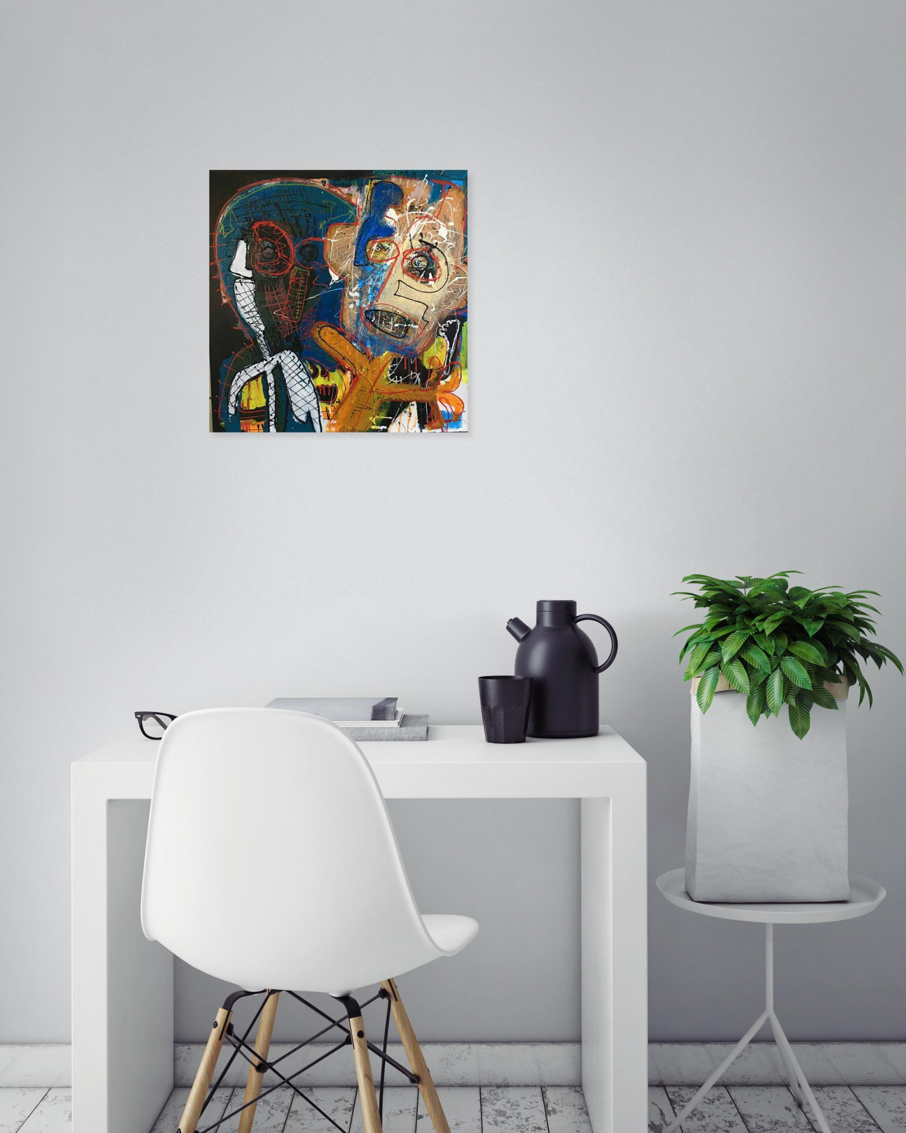 Eric Stein, Deux en un, peinture - Galerie de vente et d’achat d’art contemporain en ligne Artalistic