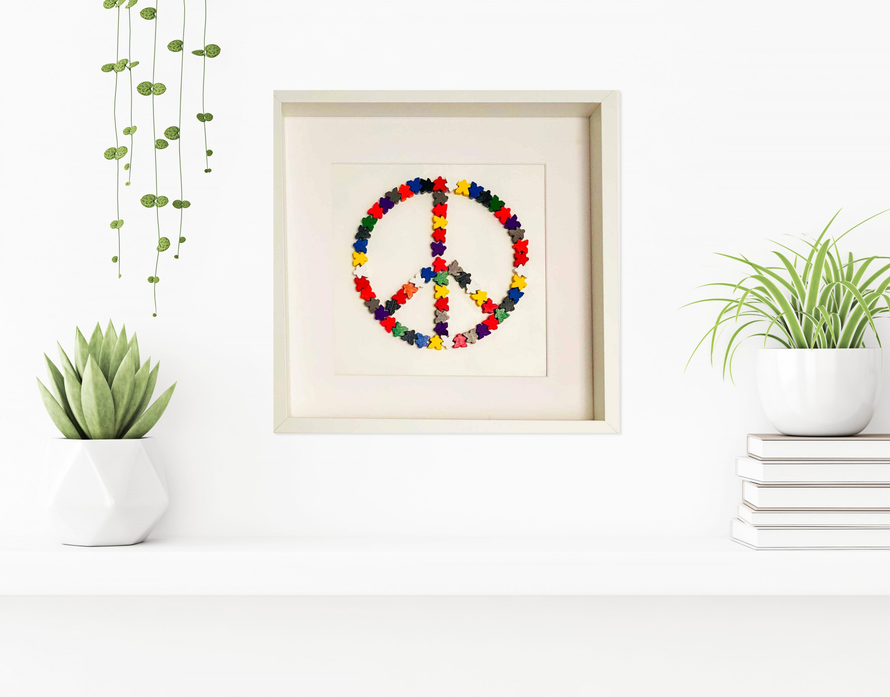 Andrea Van Der Hoeven, Peace and meeples, peinture - Galerie de vente et d’achat d’art contemporain en ligne Artalistic