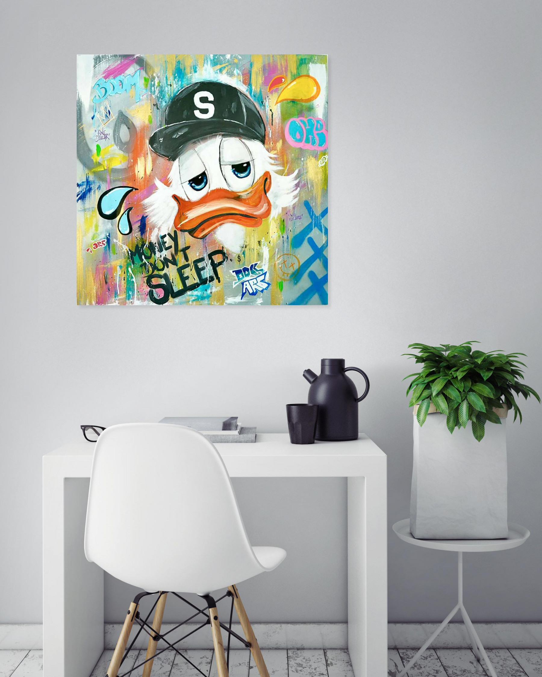 Odart, Scrugge daddy, peinture - Galerie de vente et d’achat d’art contemporain en ligne Artalistic