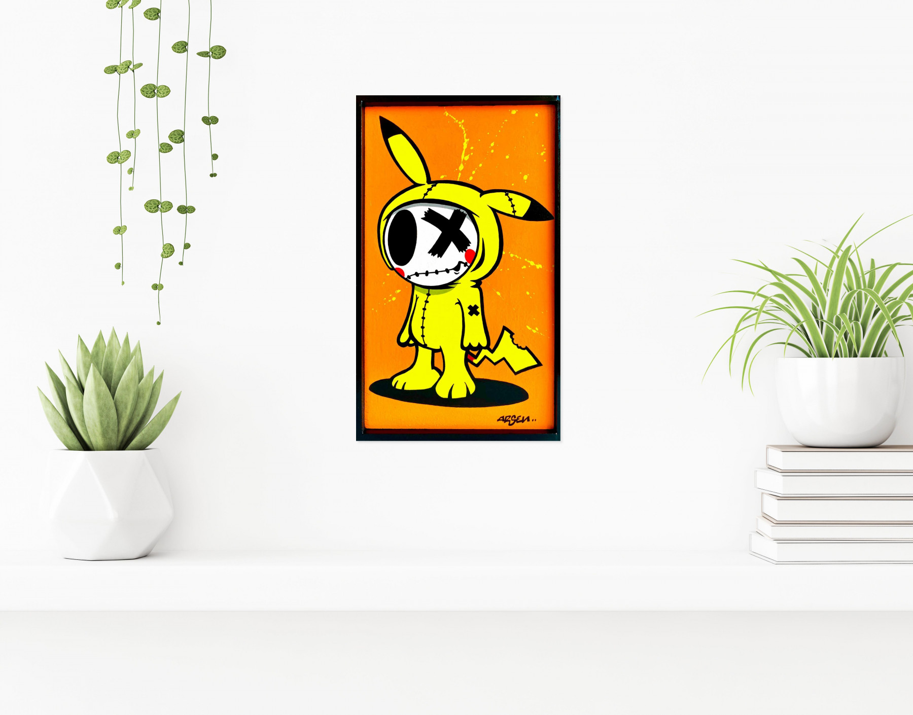 Arsen, Pikochu, peinture - Galerie de vente et d’achat d’art contemporain en ligne Artalistic