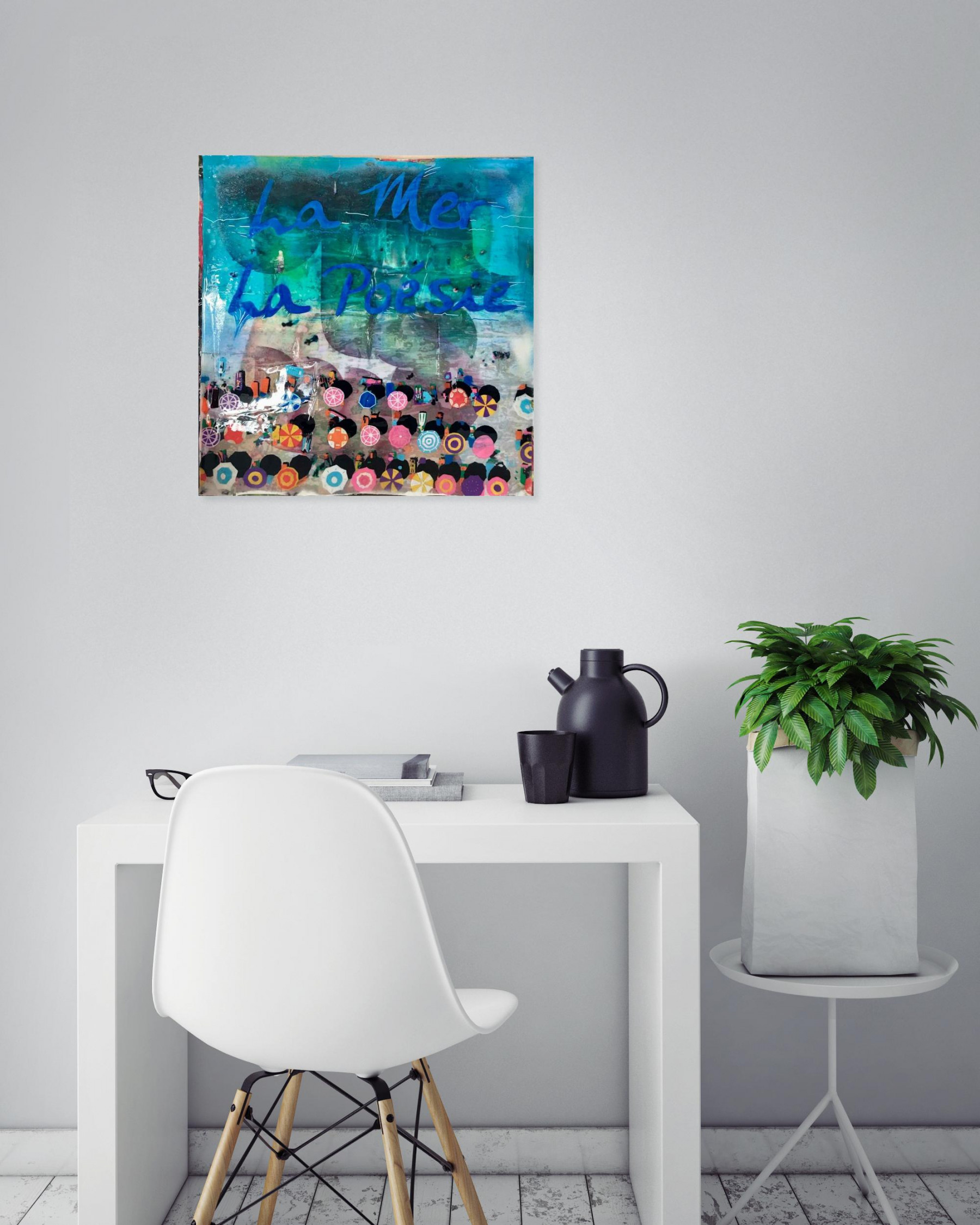 Fa2b, La mer la poésie, peinture - Galerie de vente et d’achat d’art contemporain en ligne Artalistic