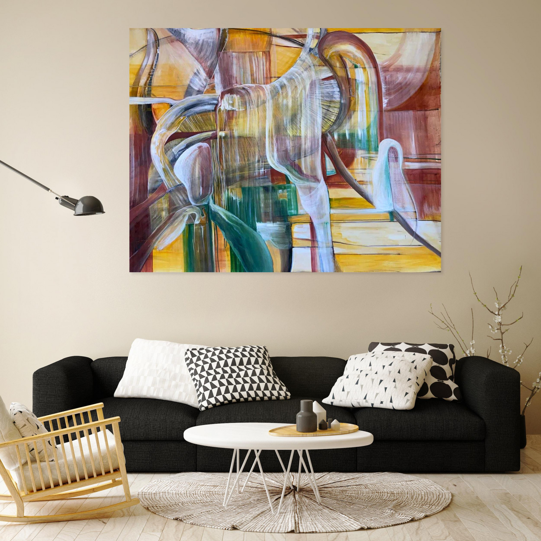 Sela, Eloge du mou, peinture - Galerie de vente et d’achat d’art contemporain en ligne Artalistic