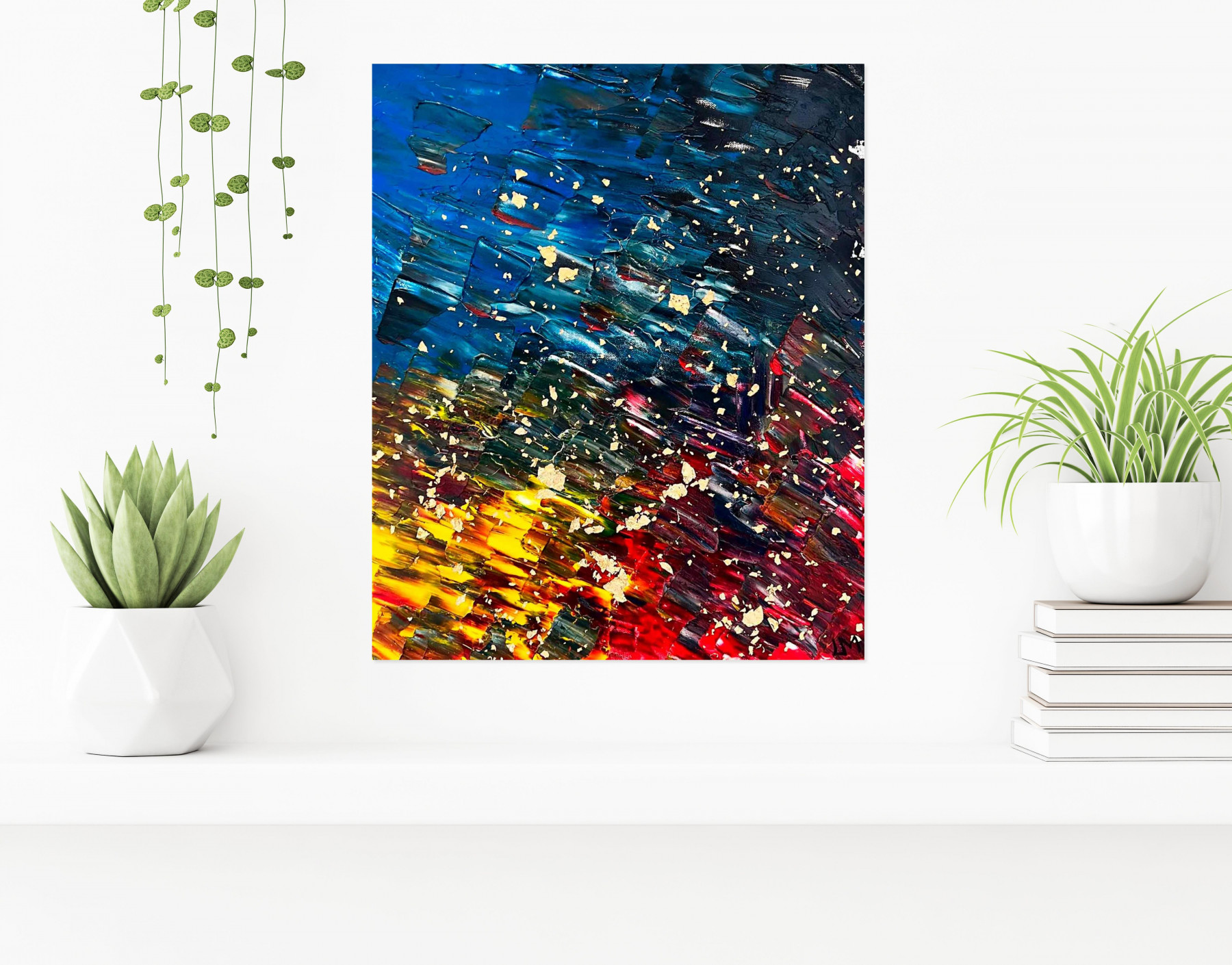 Laetitia Mouzay, Tourbillon de couleurs, peinture - Galerie de vente et d’achat d’art contemporain en ligne Artalistic