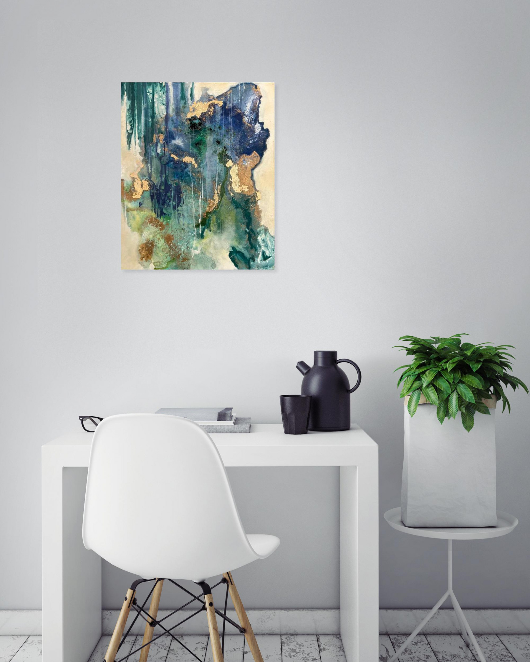 Manal Elabbassi, Seaweeds 1/2, peinture - Galerie de vente et d’achat d’art contemporain en ligne Artalistic