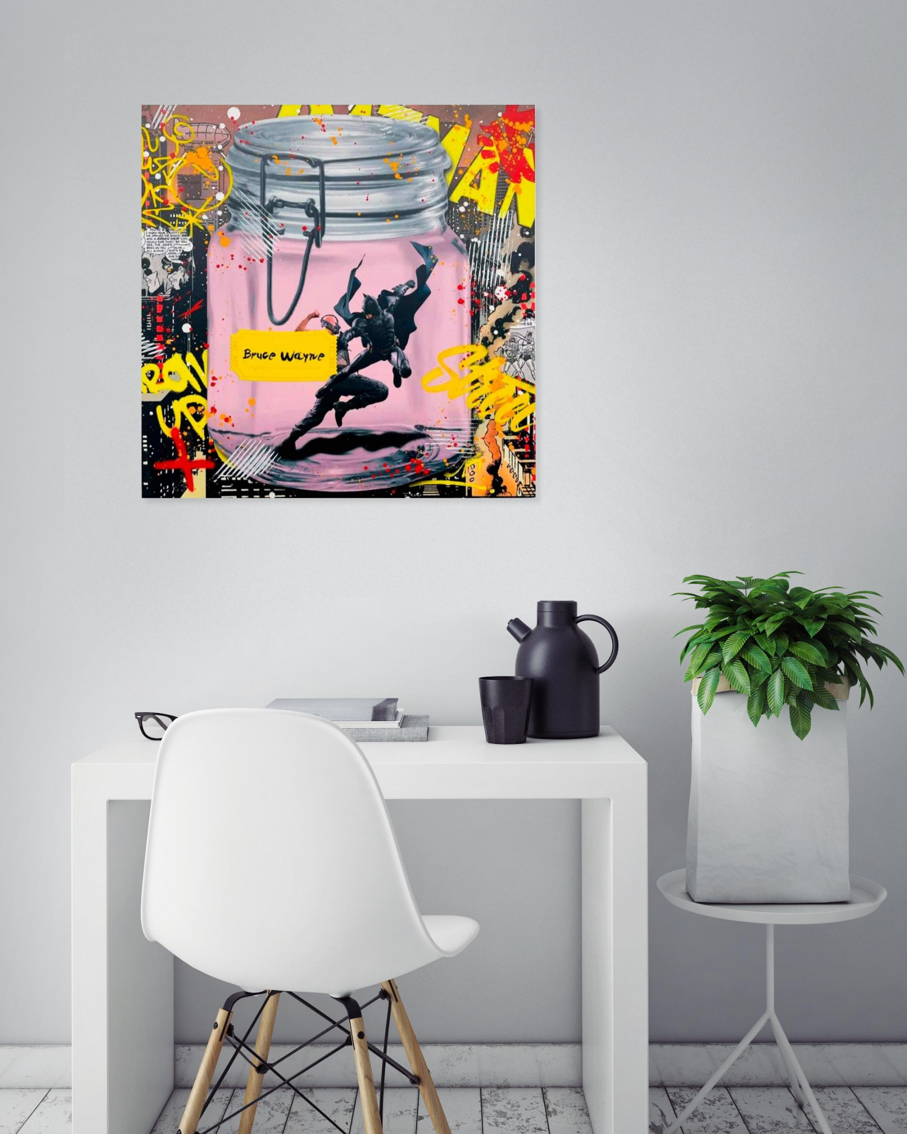 Aiiroh, Preserve Dark Knight, peinture - Galerie de vente et d’achat d’art contemporain en ligne Artalistic