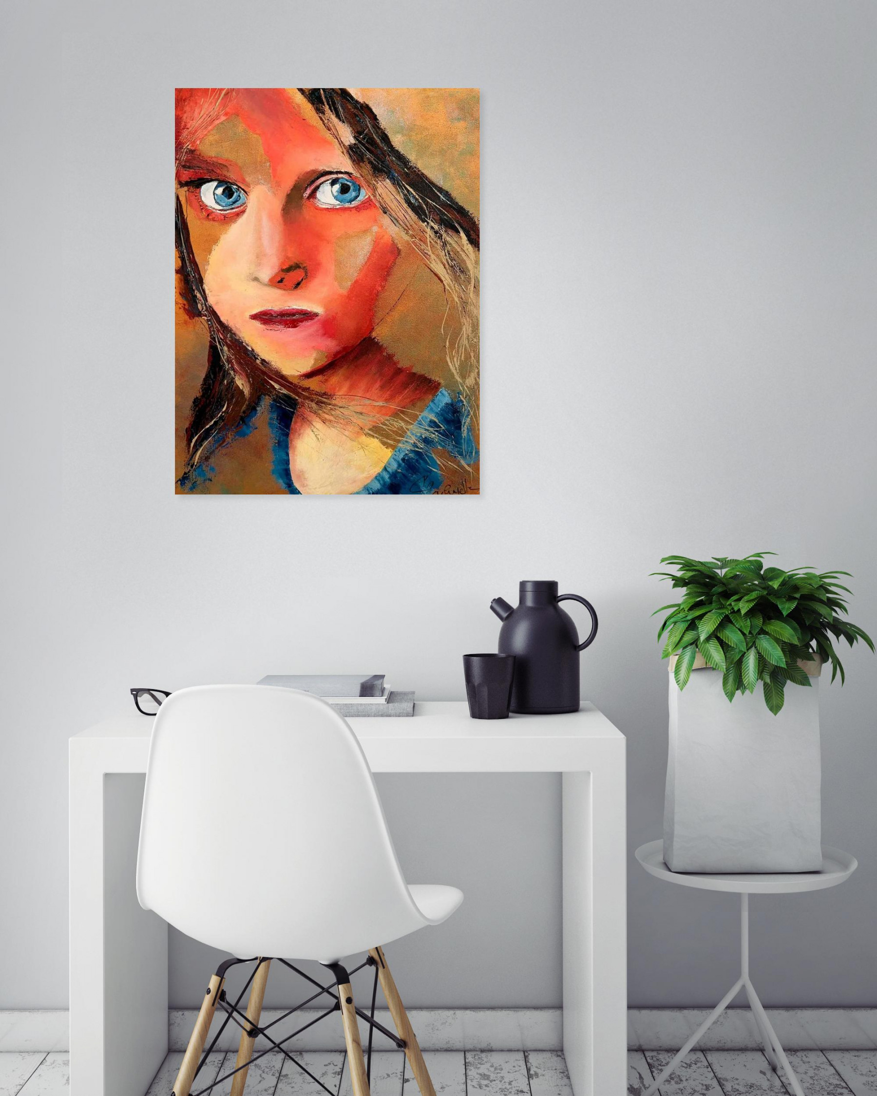 Gil Lachapelle, Angéline, peinture - Galerie de vente et d’achat d’art contemporain en ligne Artalistic