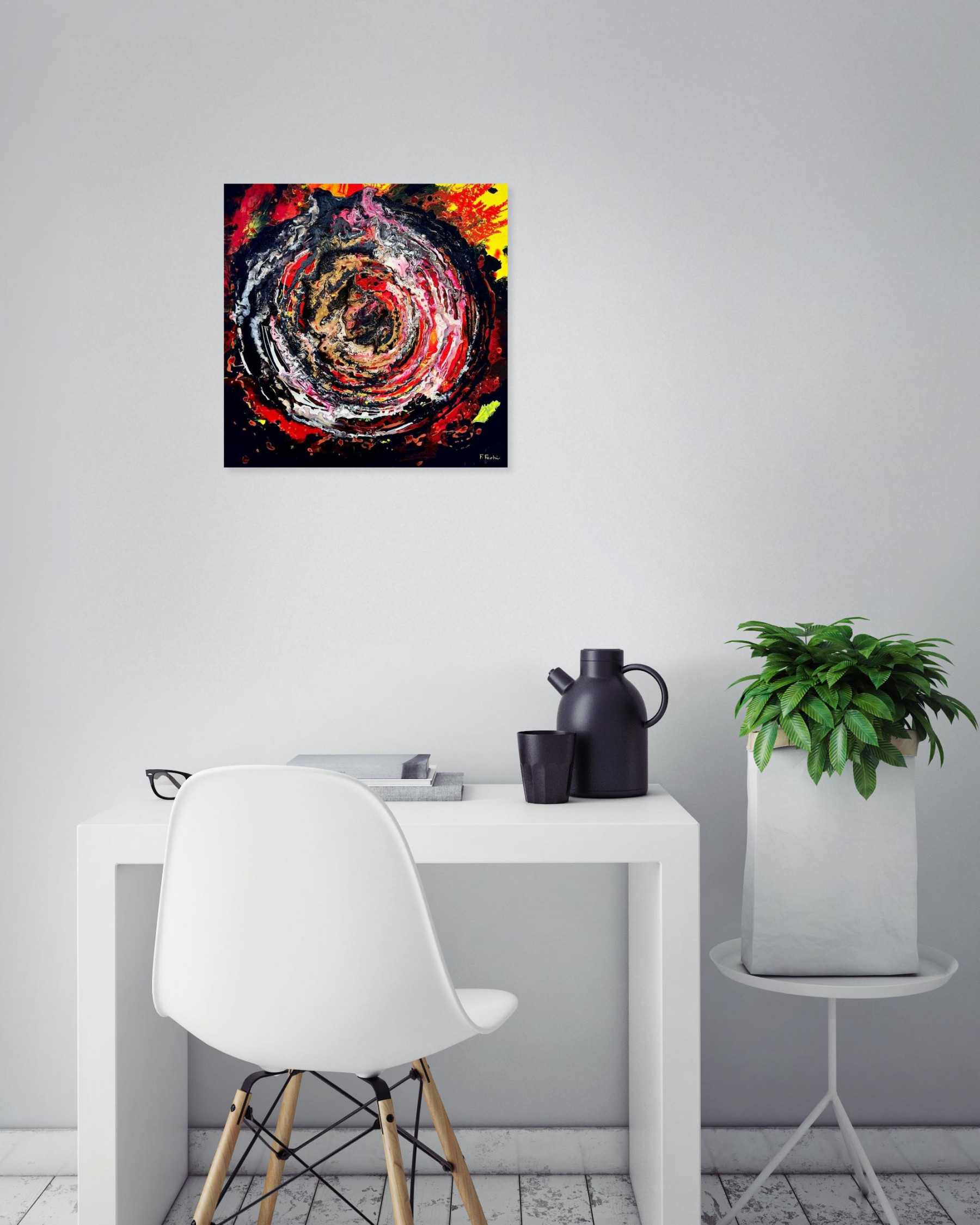 Fady Ferhi, Emotions en ébullition, peinture - Galerie de vente et d’achat d’art contemporain en ligne Artalistic