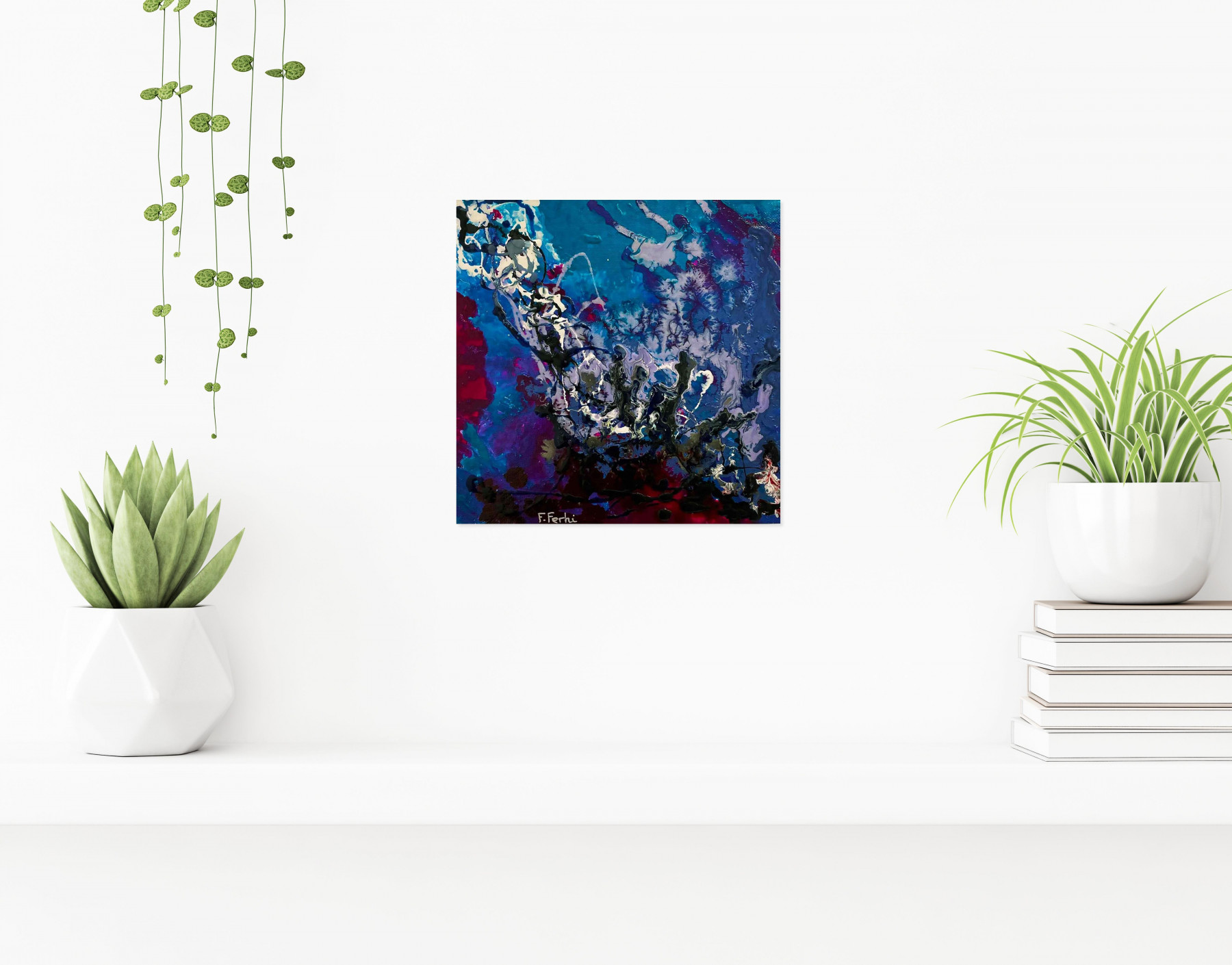 Fady Ferhi, L'espace d'un instant, peinture - Galerie de vente et d’achat d’art contemporain en ligne Artalistic