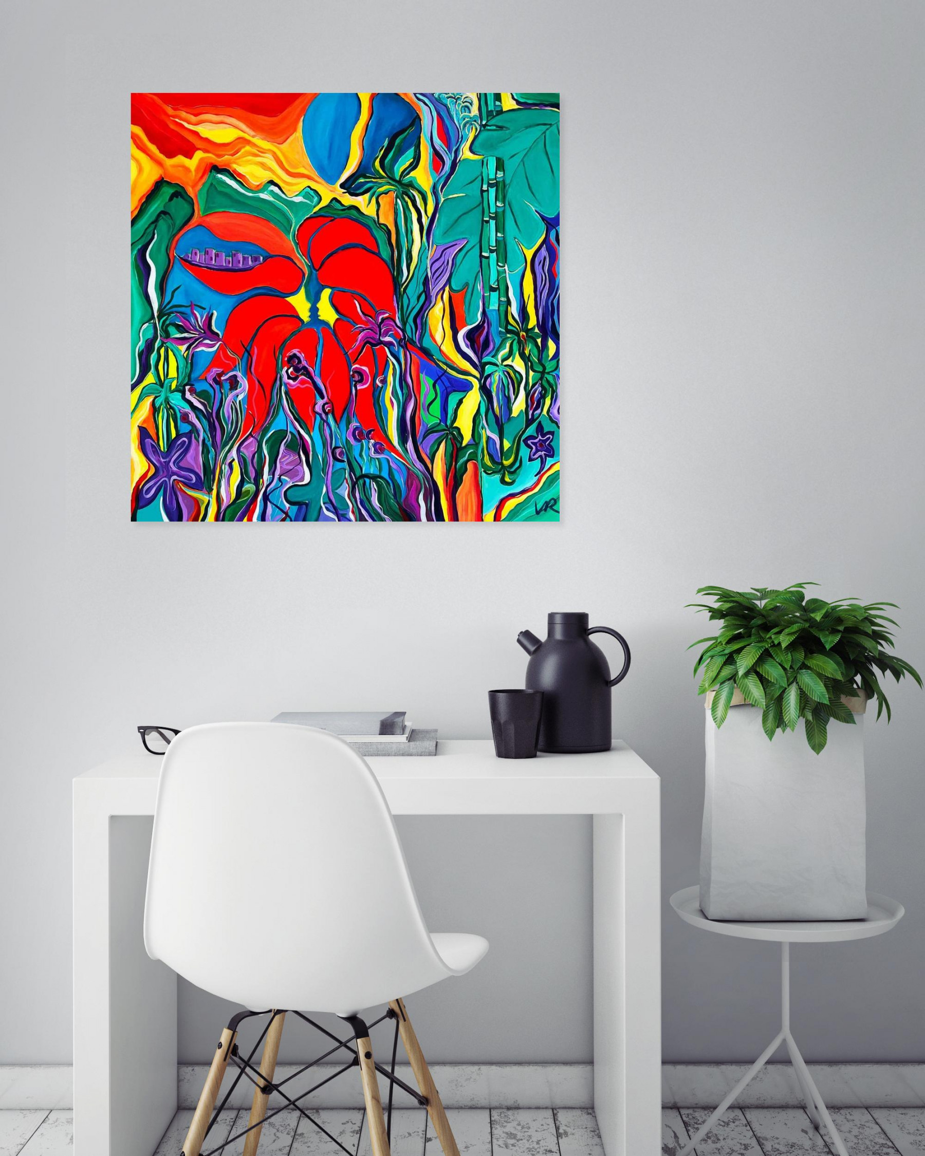 Valérie Riou, J'ai fait un rêve, peinture - Galerie de vente et d’achat d’art contemporain en ligne Artalistic