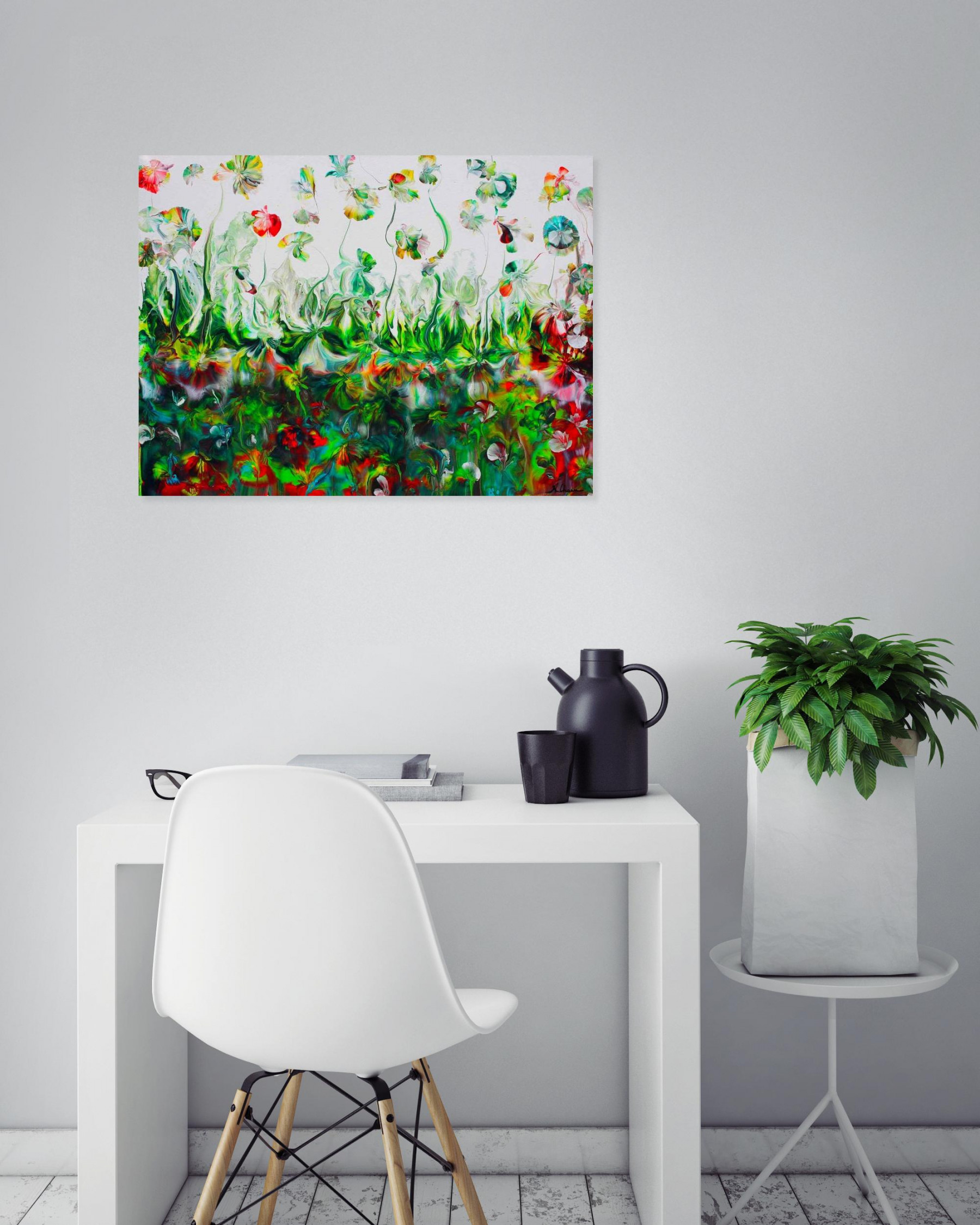 Annie Chanu, Bel été, peinture - Galerie de vente et d’achat d’art contemporain en ligne Artalistic