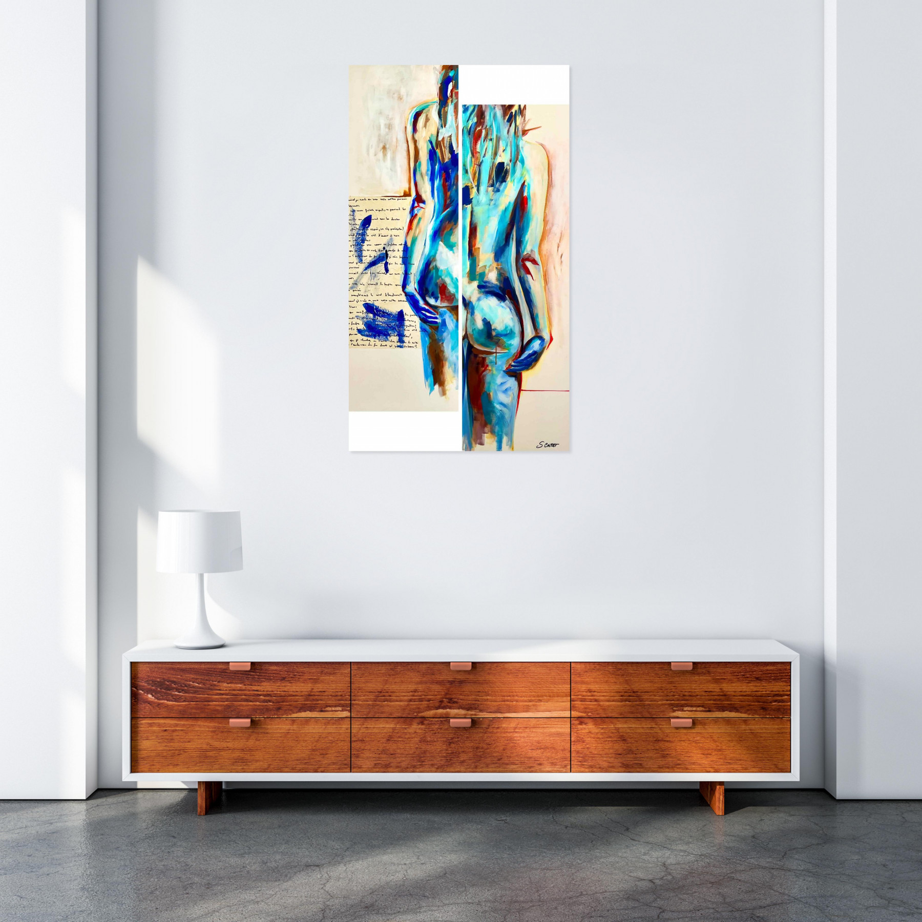 Stéphanie Caillet, l'âme, peinture - Galerie de vente et d’achat d’art contemporain en ligne Artalistic