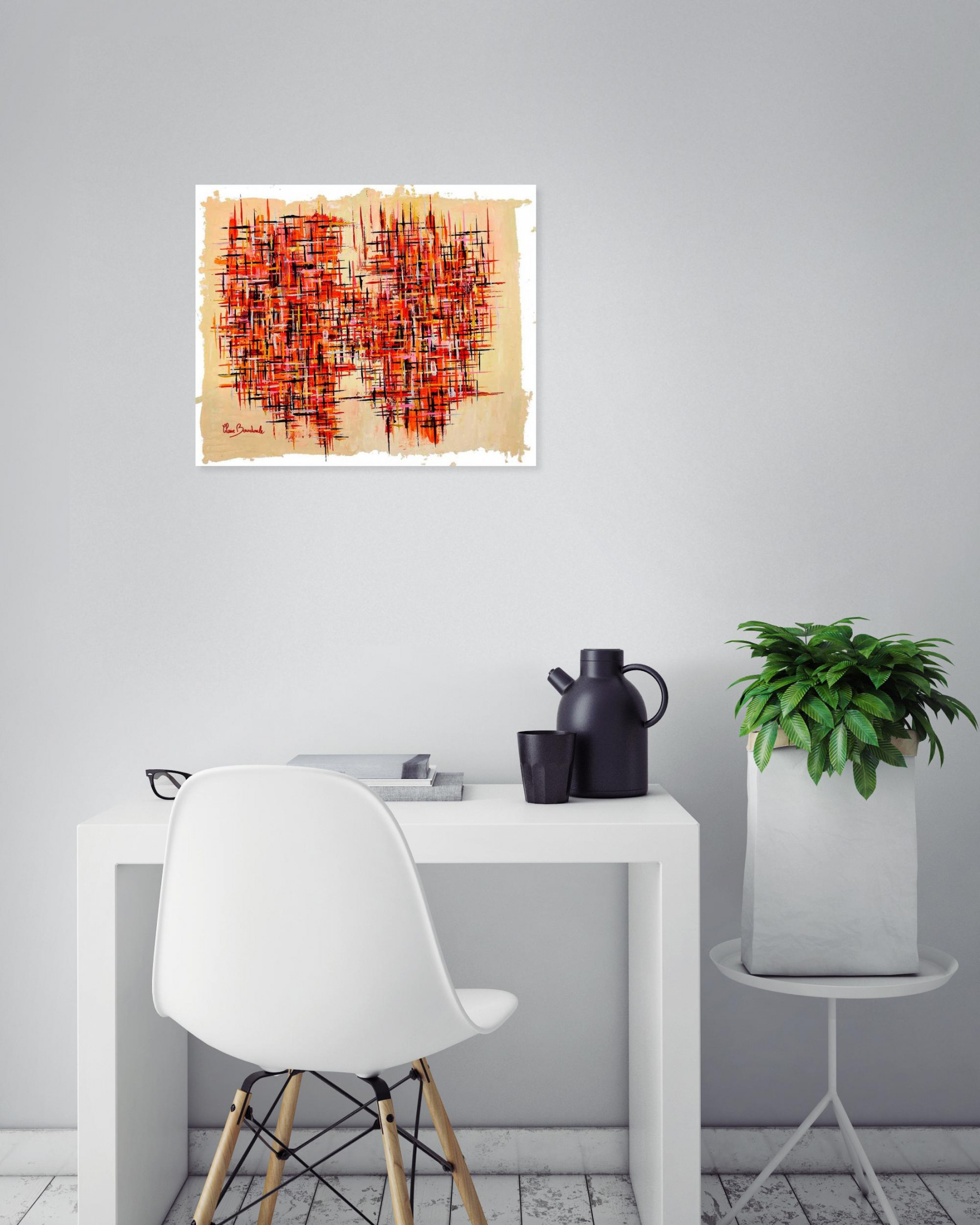 Claire Bourdoncle, sans titre, peinture - Galerie de vente et d’achat d’art contemporain en ligne Artalistic