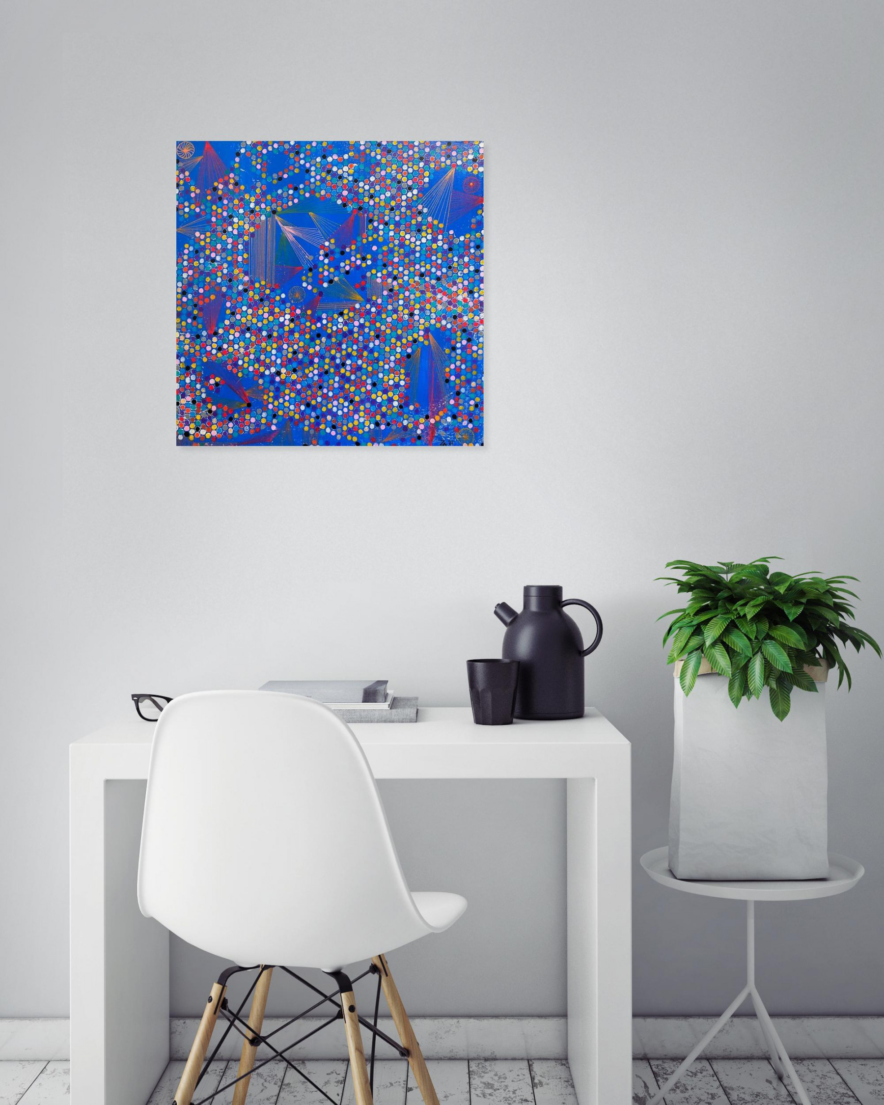 Za, Etoiles, peinture - Galerie de vente et d’achat d’art contemporain en ligne Artalistic