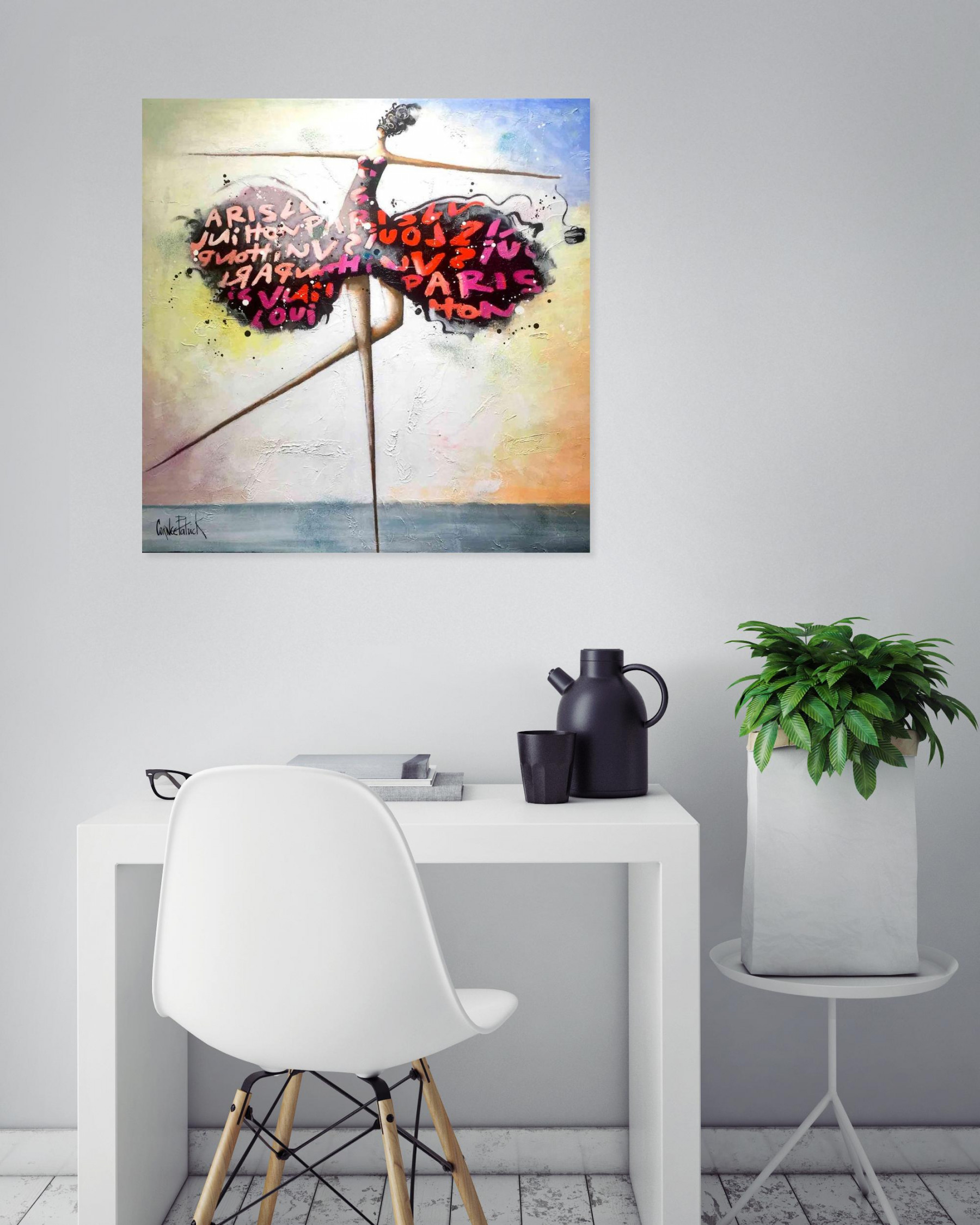 Patrick Cornée, I'm a lady, peinture - Galerie de vente et d’achat d’art contemporain en ligne Artalistic