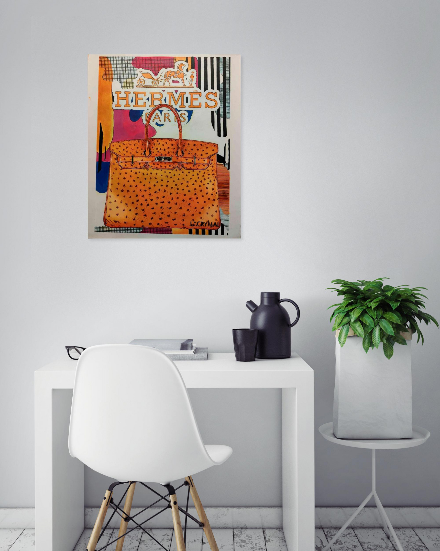 Lacrymal, Birkin Bag, peinture - Galerie de vente et d’achat d’art contemporain en ligne Artalistic
