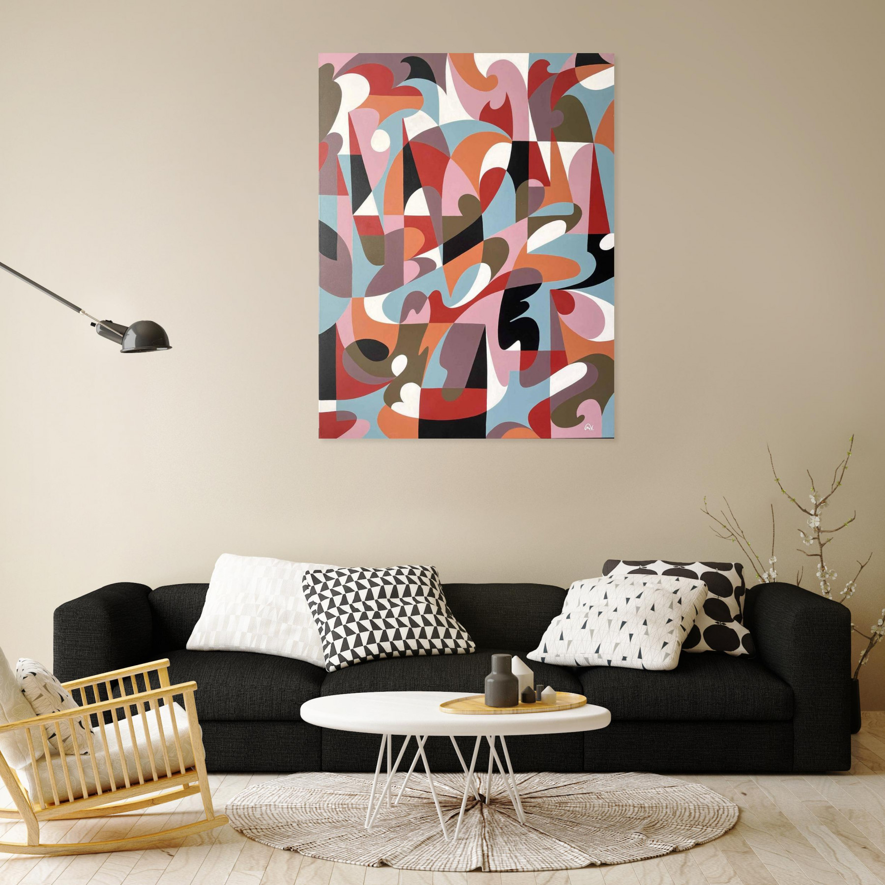 Maguy Vaz, Normandy I, peinture - Galerie de vente et d’achat d’art contemporain en ligne Artalistic