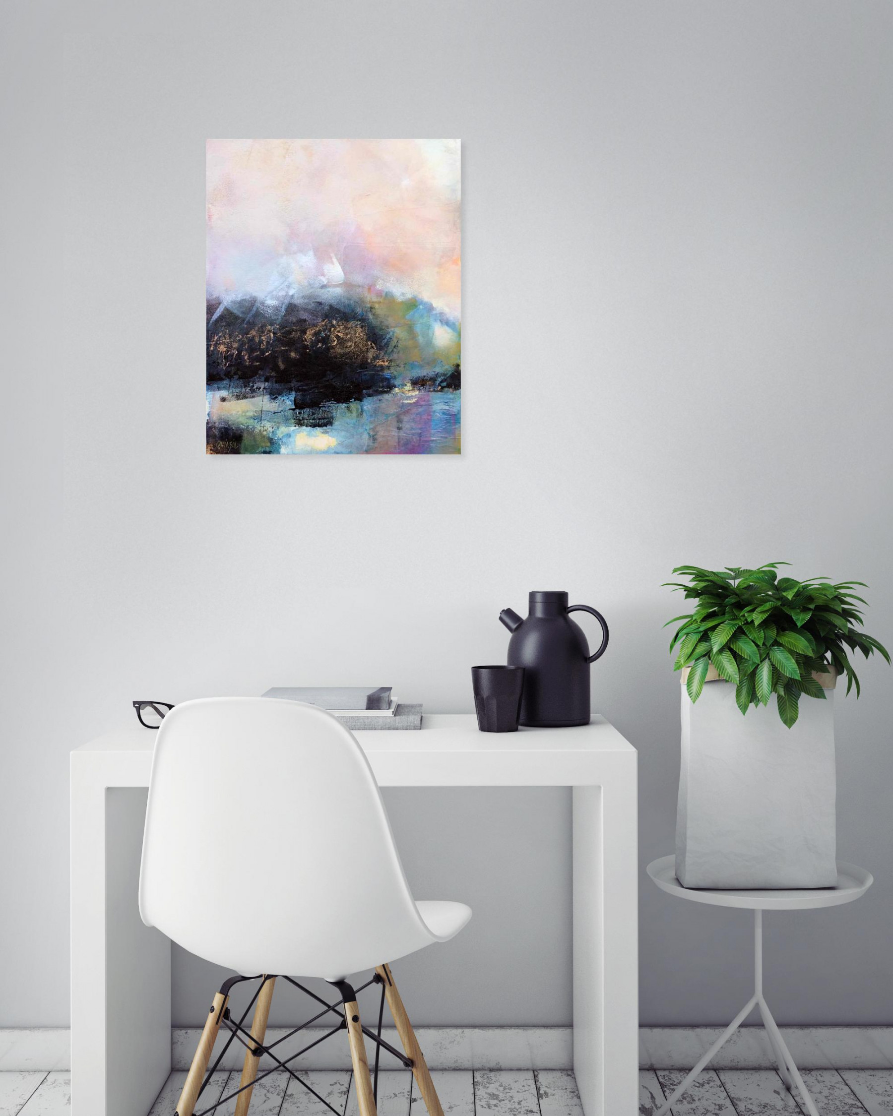 Marianne Quinzin, La promesse de l'aube, peinture - Galerie de vente et d’achat d’art contemporain en ligne Artalistic