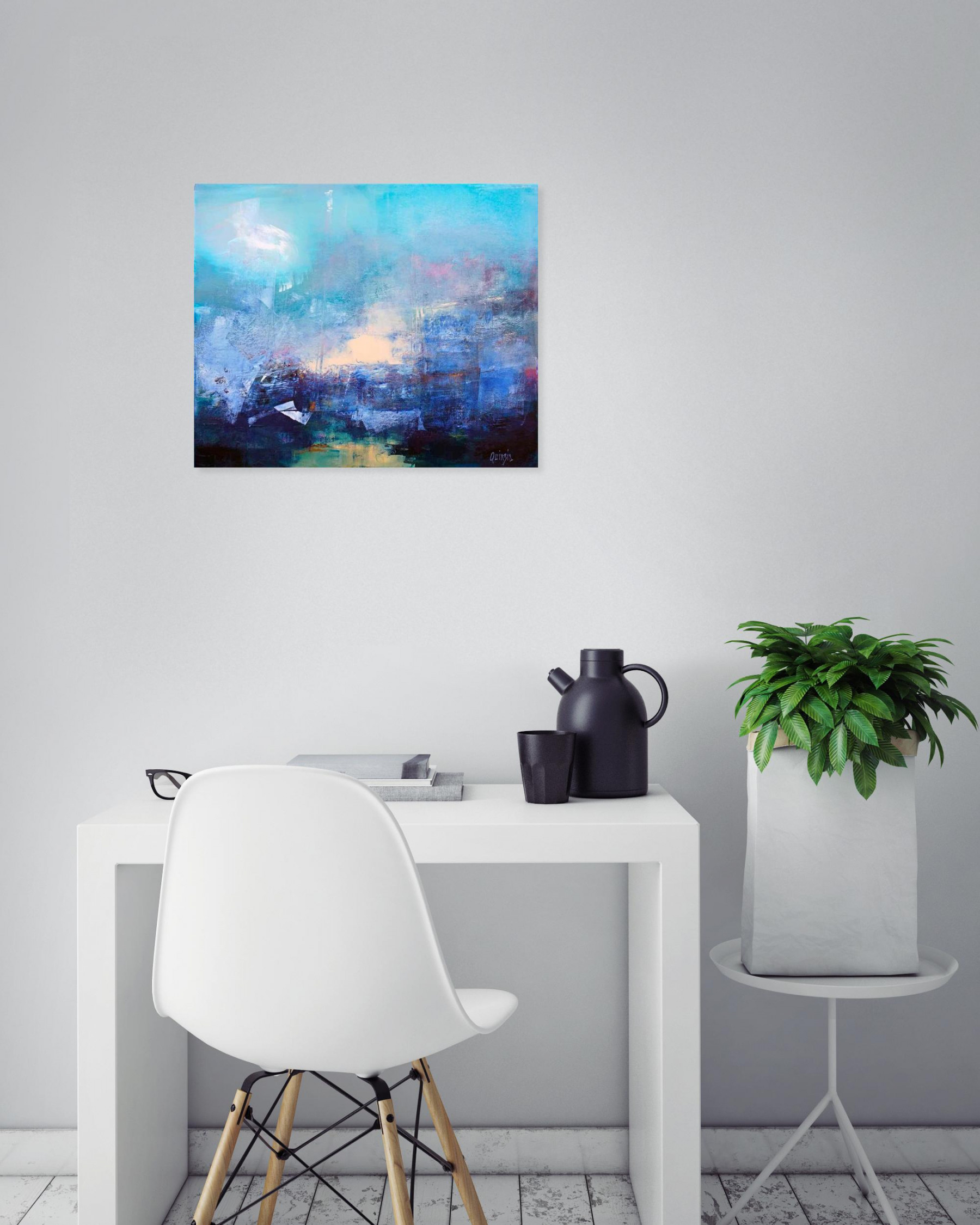 Marianne Quinzin, Keep calm, peinture - Galerie de vente et d’achat d’art contemporain en ligne Artalistic