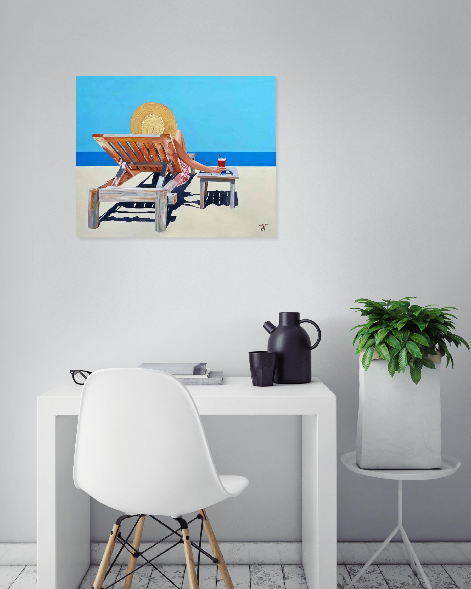 Jean-Jacques Venturini, Sous le soleil exactement, peinture - Galerie de vente et d’achat d’art contemporain en ligne Artalistic