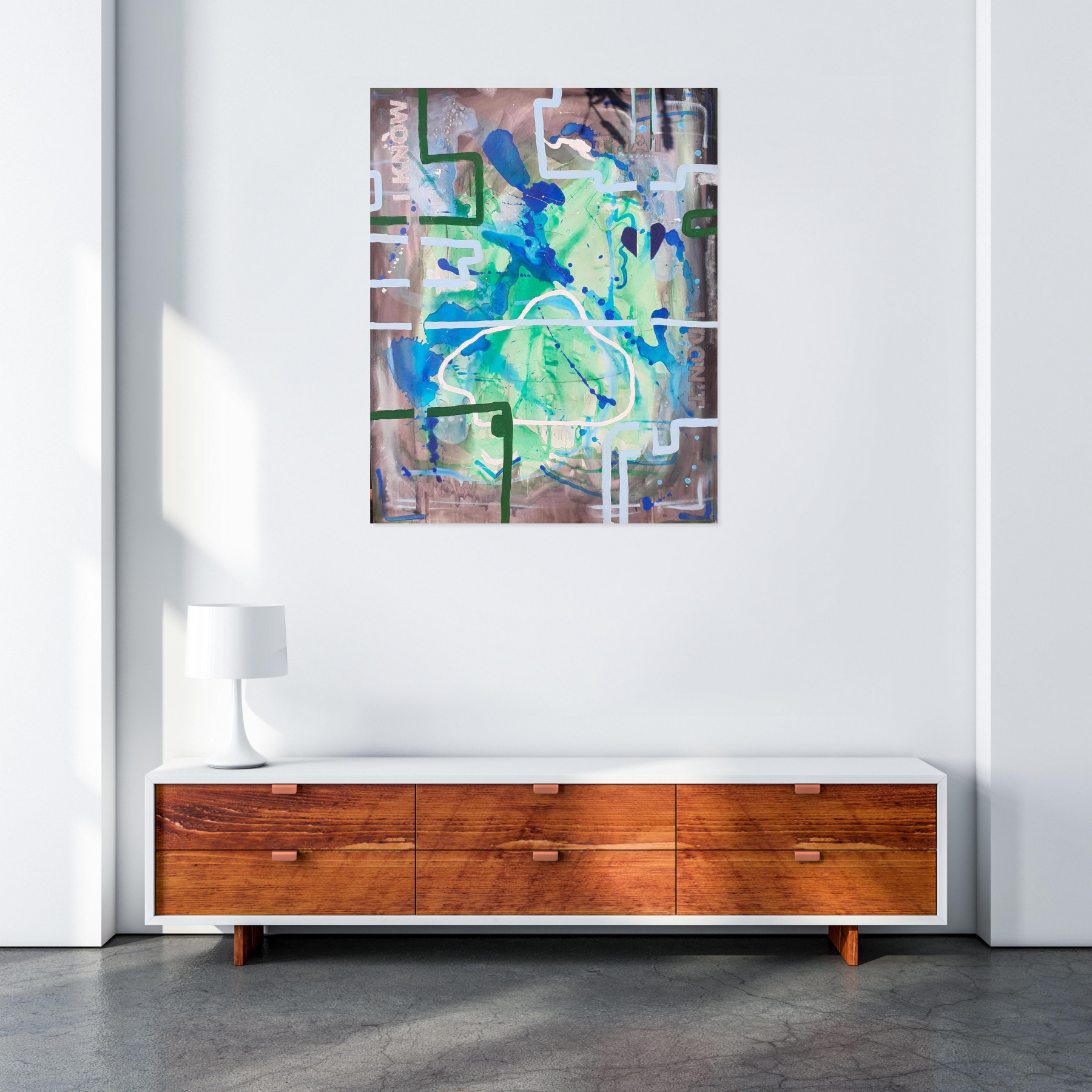 A-Wibaa, I know that I don't know I, peinture - Galerie de vente et d’achat d’art contemporain en ligne Artalistic