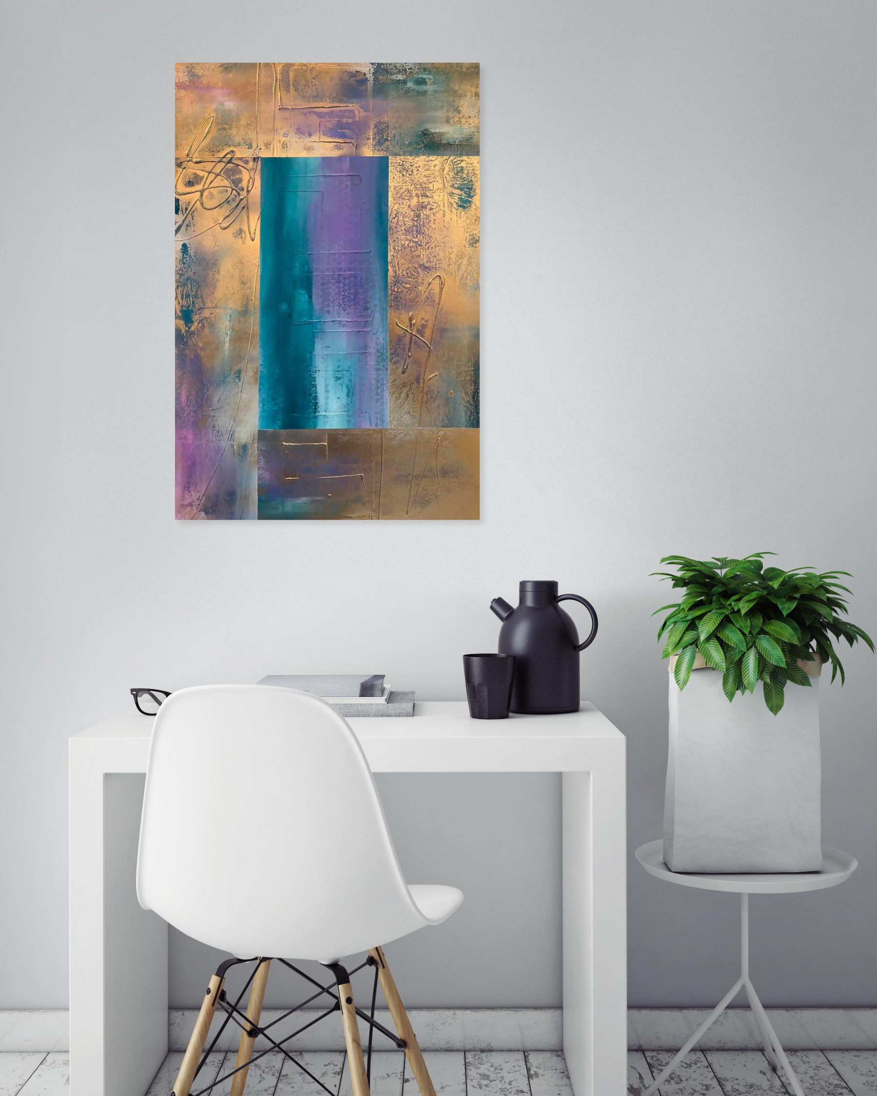 Ludivine Renaud, Pandora, peinture - Galerie de vente et d’achat d’art contemporain en ligne Artalistic