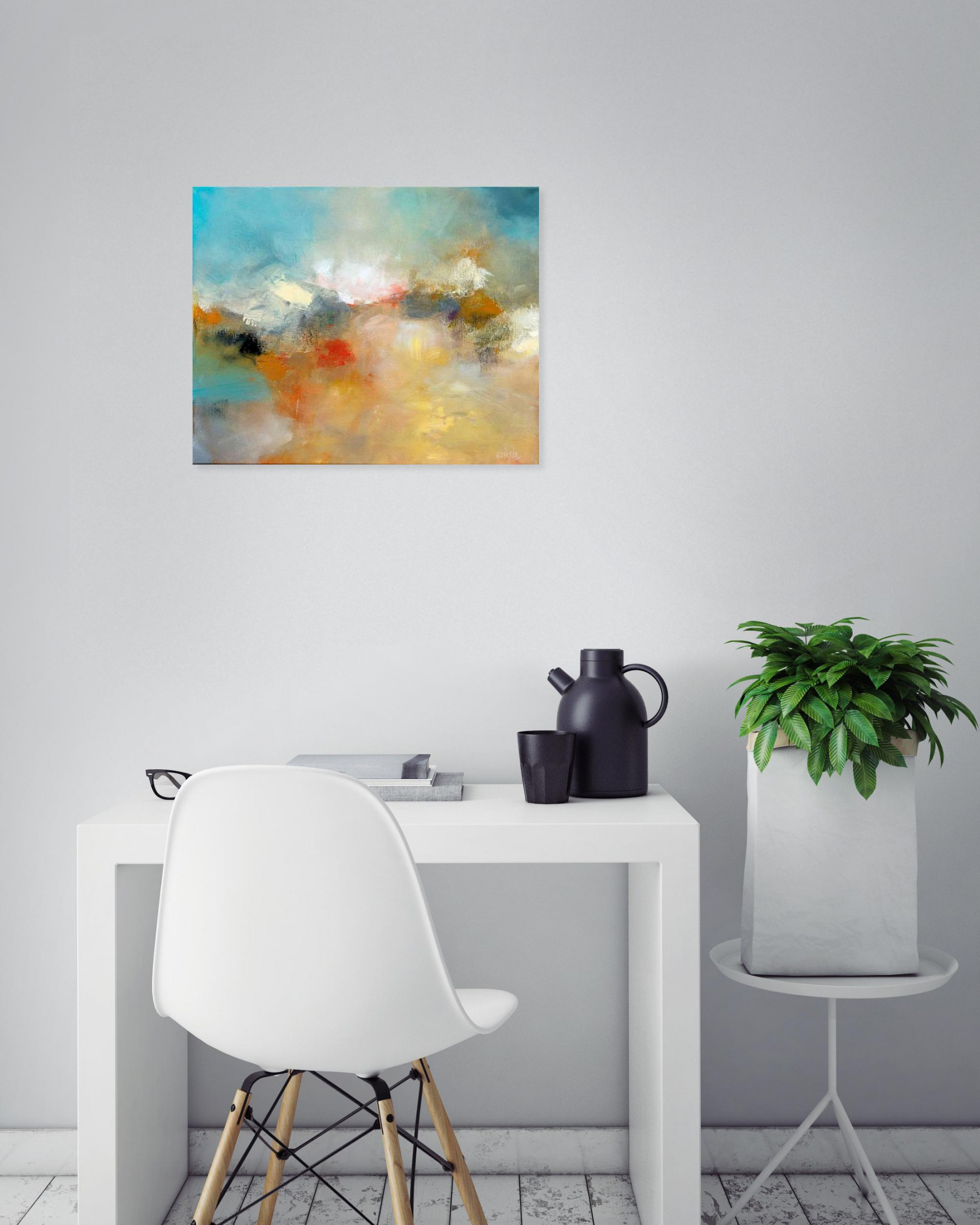 Marianne Quinzin, La clé des champs, peinture - Galerie de vente et d’achat d’art contemporain en ligne Artalistic