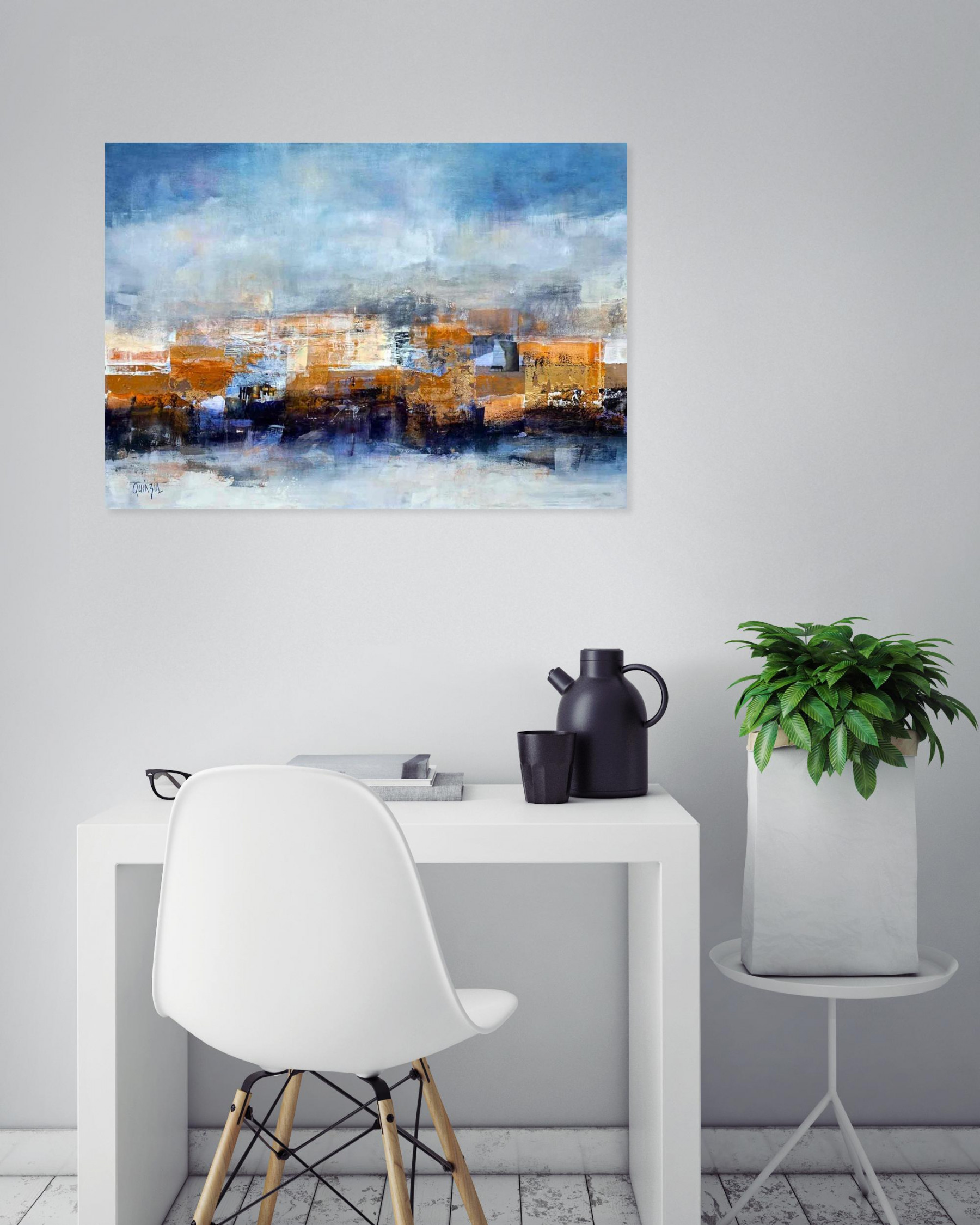 Marianne Quinzin, Let it snow, peinture - Galerie de vente et d’achat d’art contemporain en ligne Artalistic