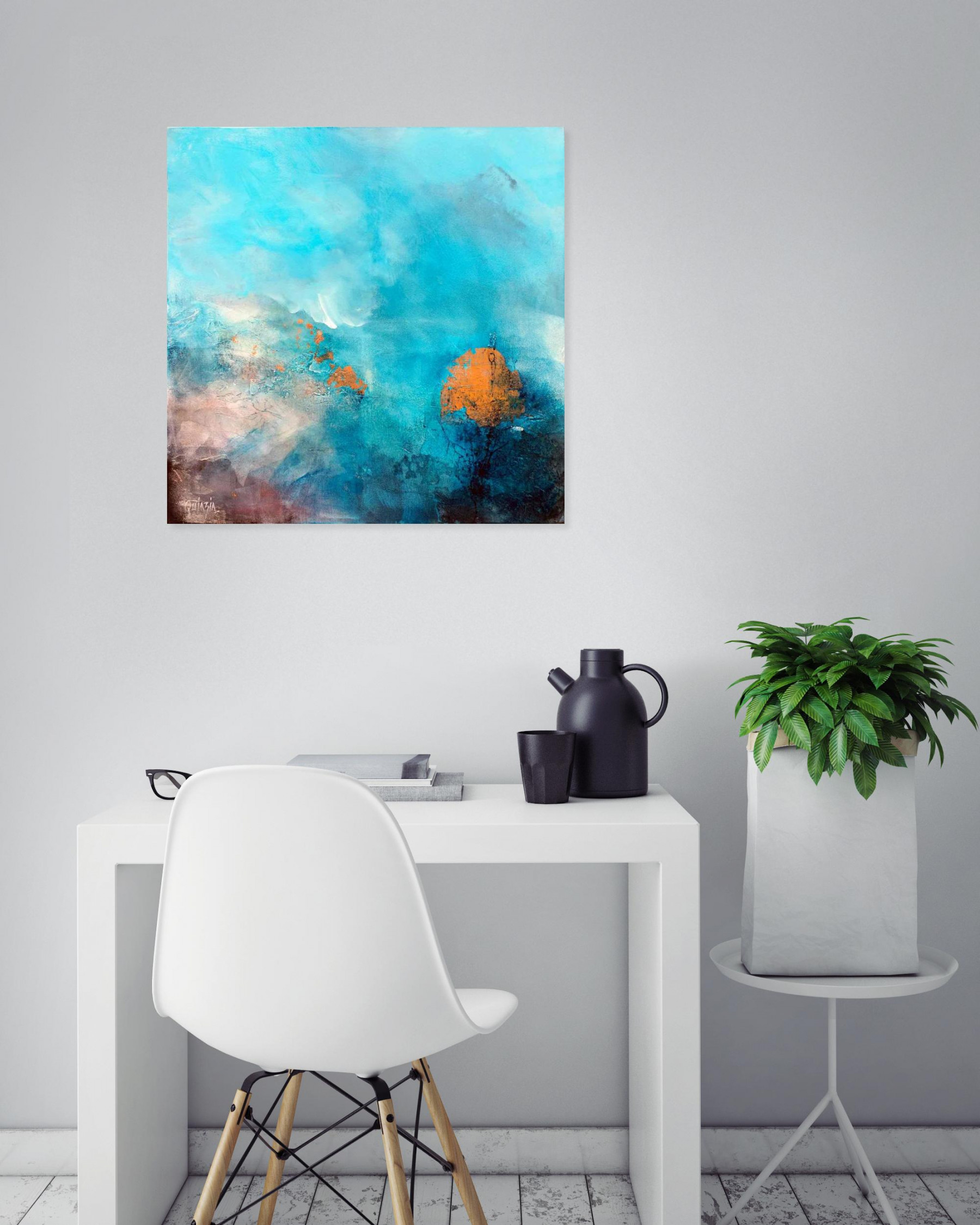 Marianne Quinzin, Le silence est d'or, peinture - Galerie de vente et d’achat d’art contemporain en ligne Artalistic