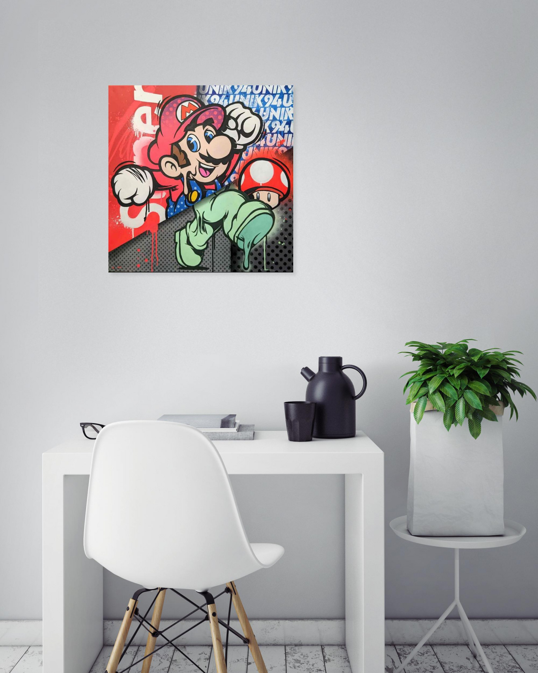 Unik, Mario Flow, peinture - Galerie de vente et d’achat d’art contemporain en ligne Artalistic