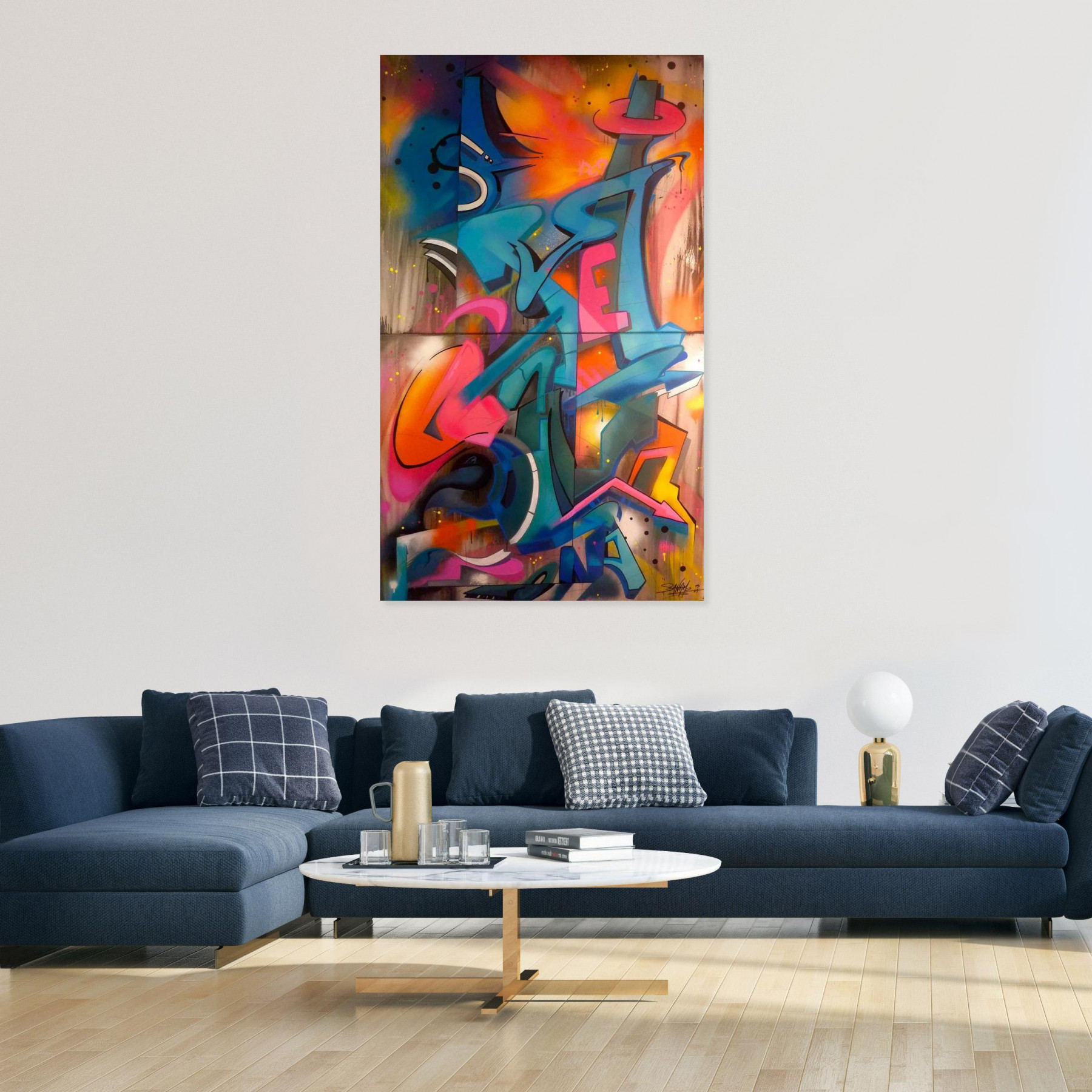 Saname, Tag n°2301, peinture - Galerie de vente et d’achat d’art contemporain en ligne Artalistic