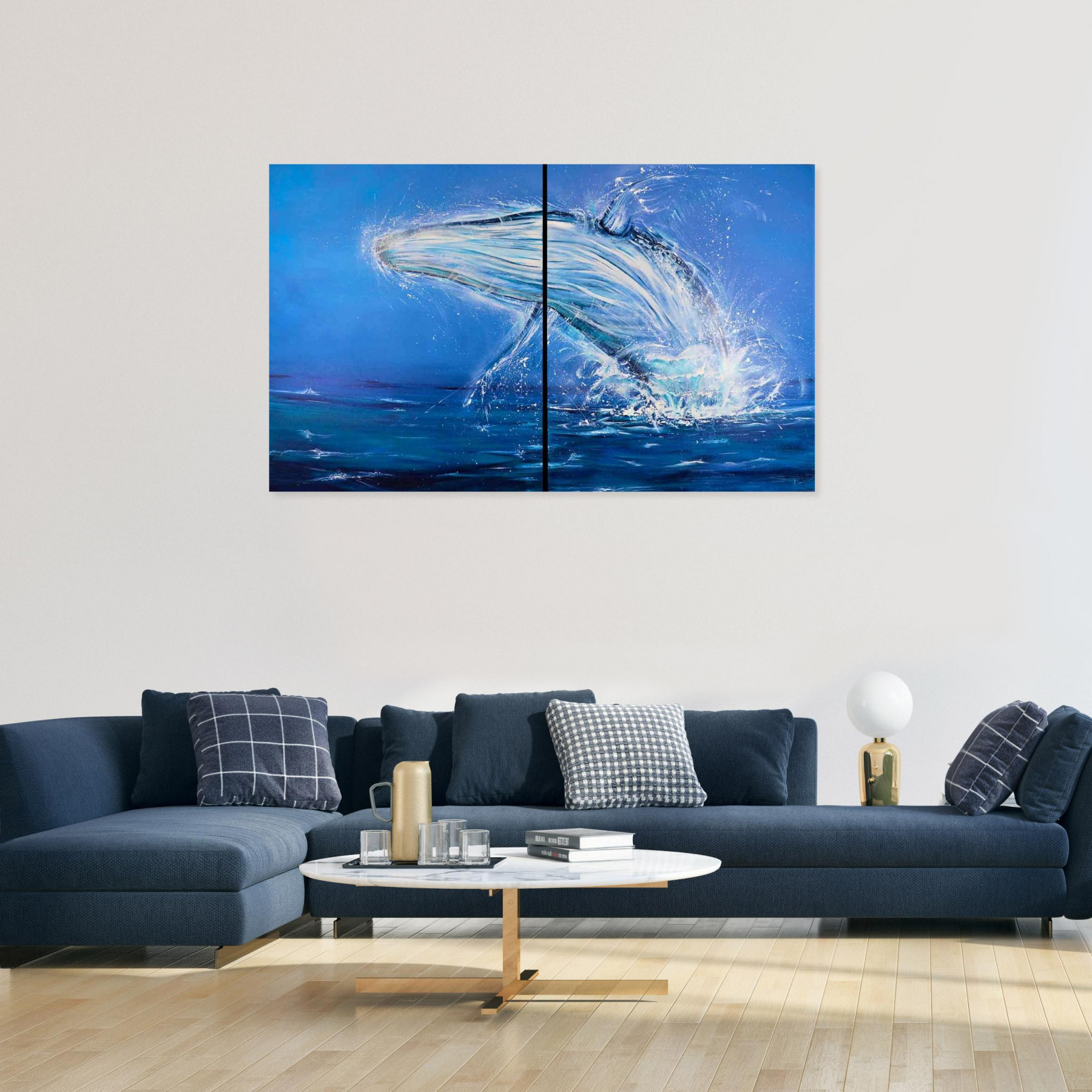 Tolliac, Baleine, peinture - Galerie de vente et d’achat d’art contemporain en ligne Artalistic
