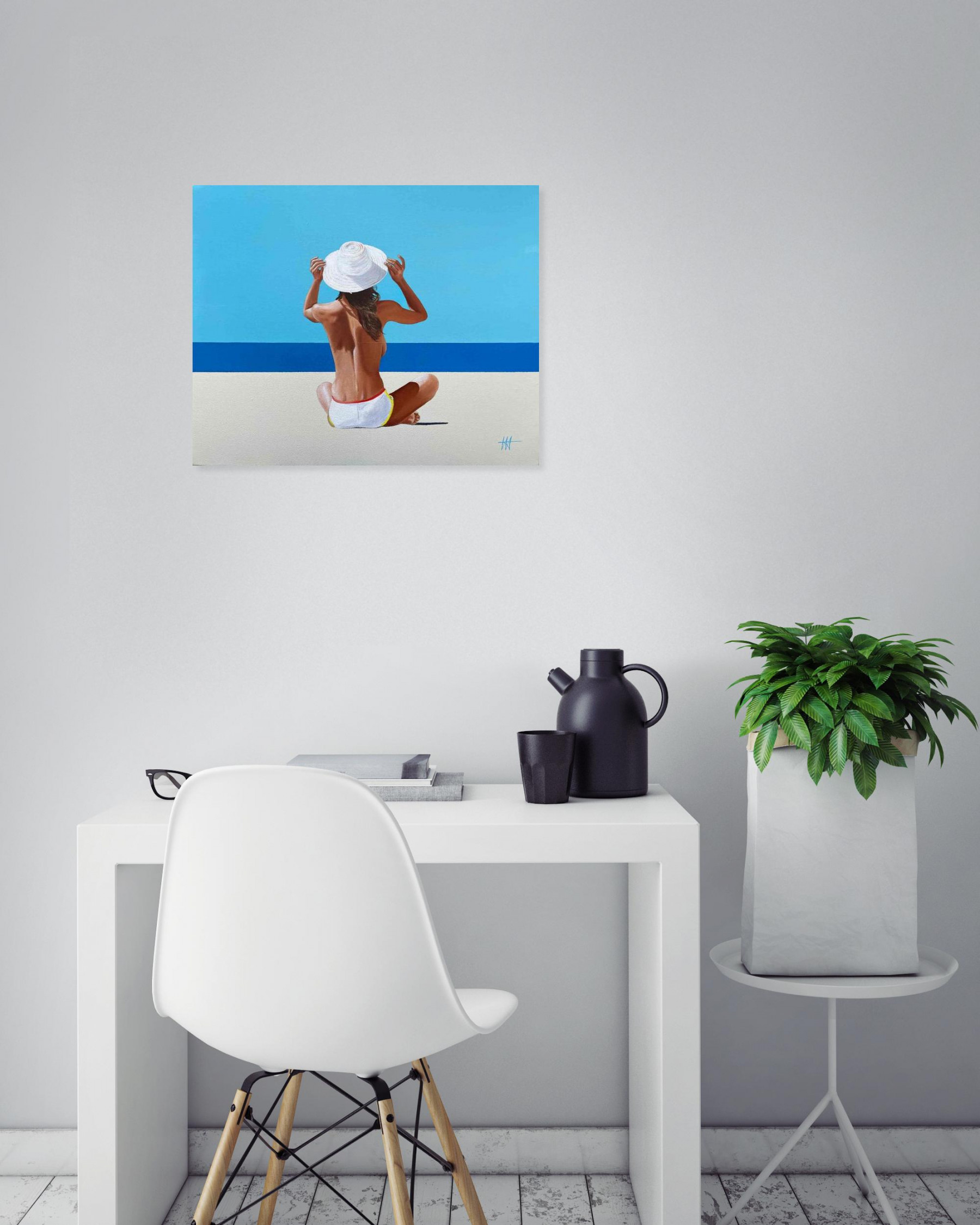 Jean-Jacques Venturini, Sous le soleil exactement, peinture - Galerie de vente et d’achat d’art contemporain en ligne Artalistic 
