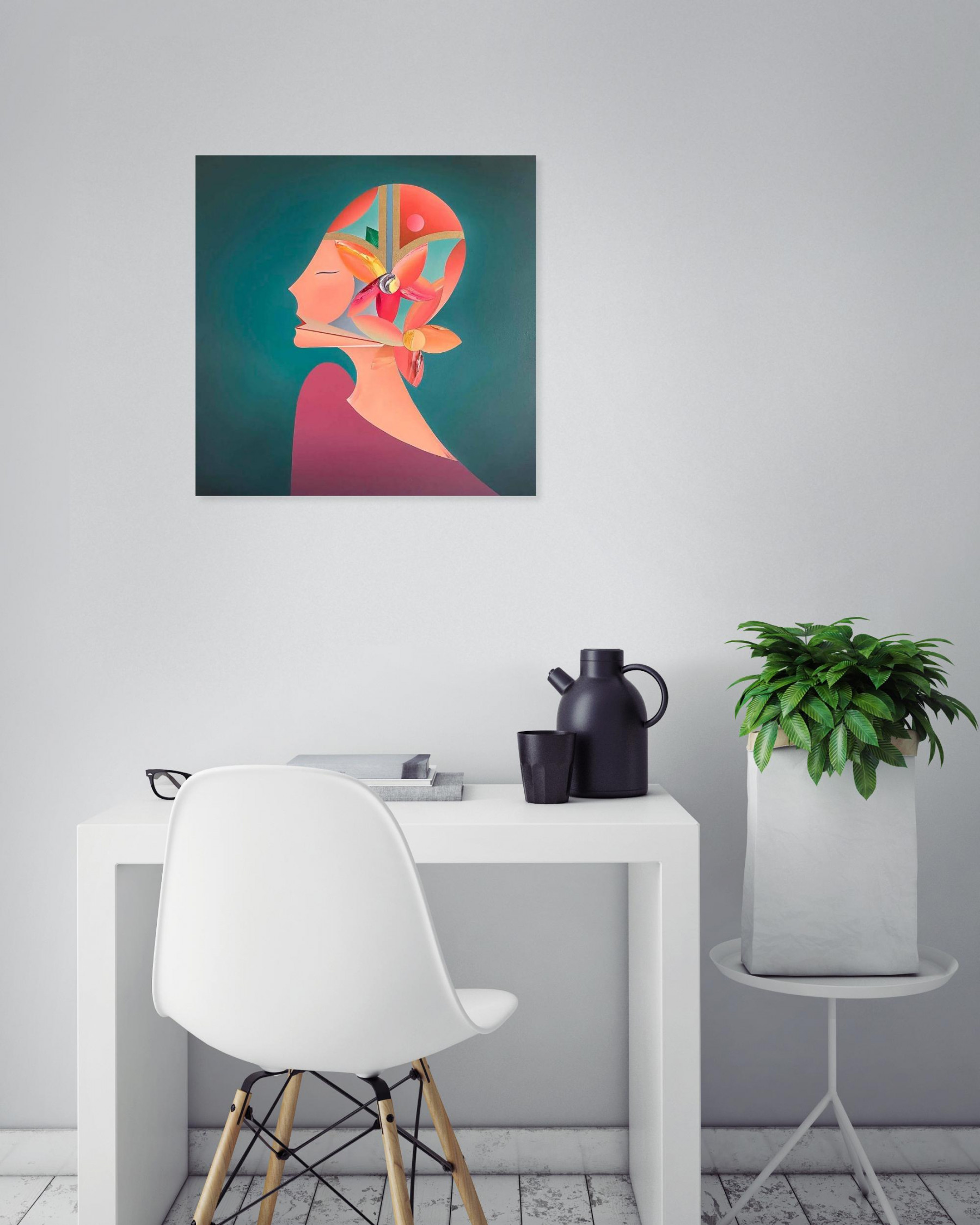 Charly Lehericey, Emancipation, peinture - Galerie de vente et d’achat d’art contemporain en ligne Artalistic